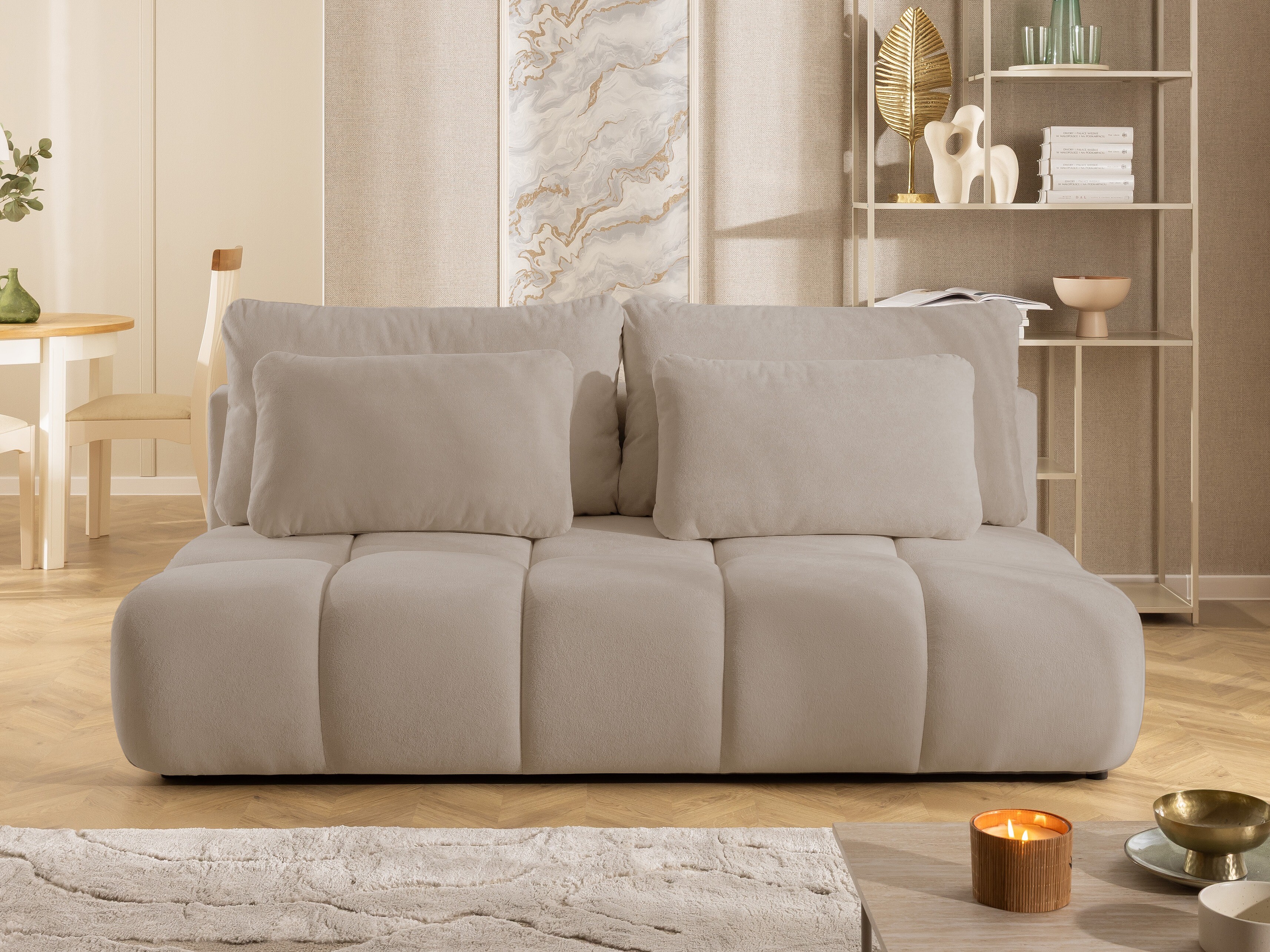 Canapea extensibilă Rocklin 203 (Soft Plush 03)