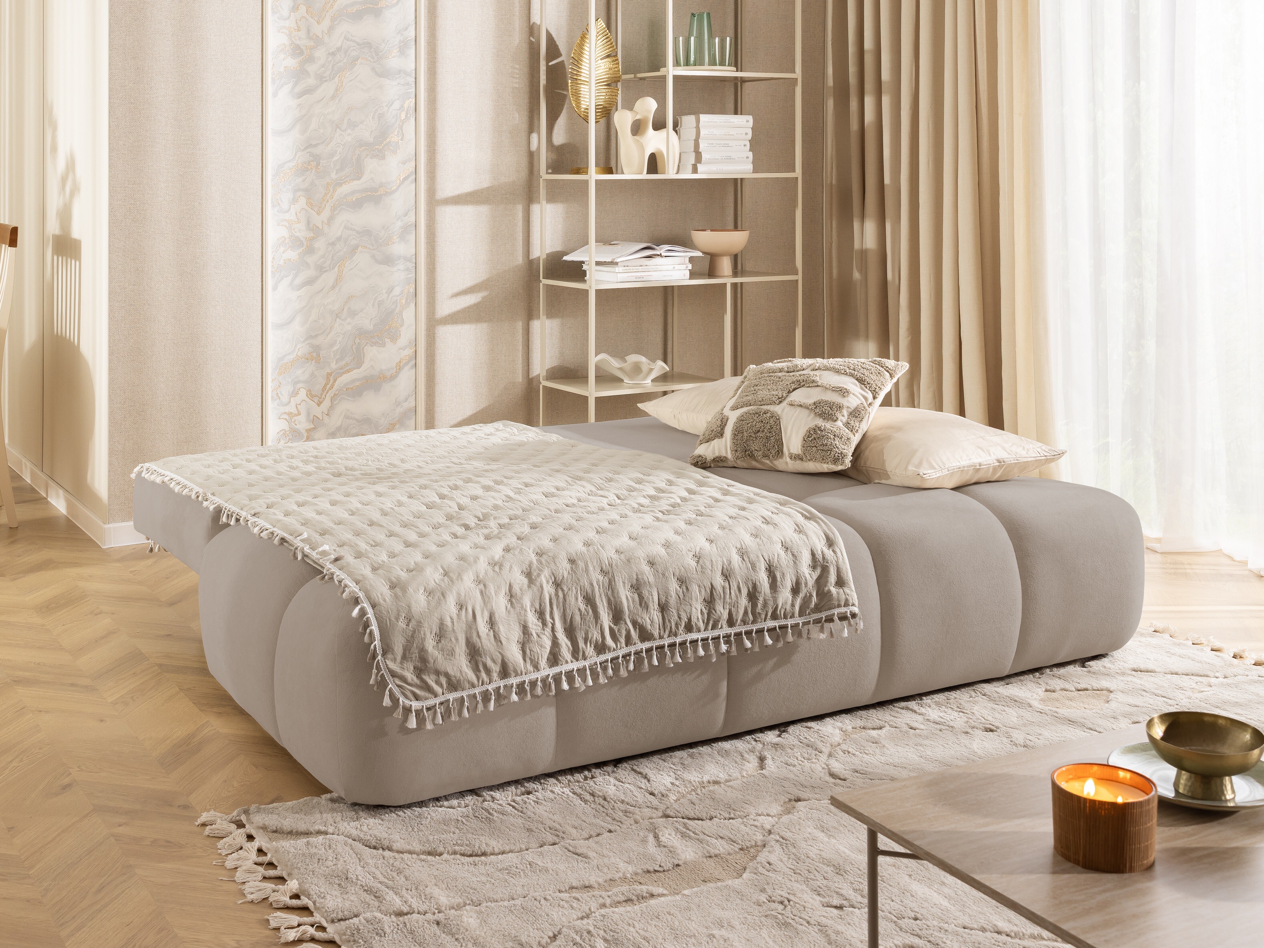 Canapea extensibilă Rocklin 203 (Soft Plush 03)