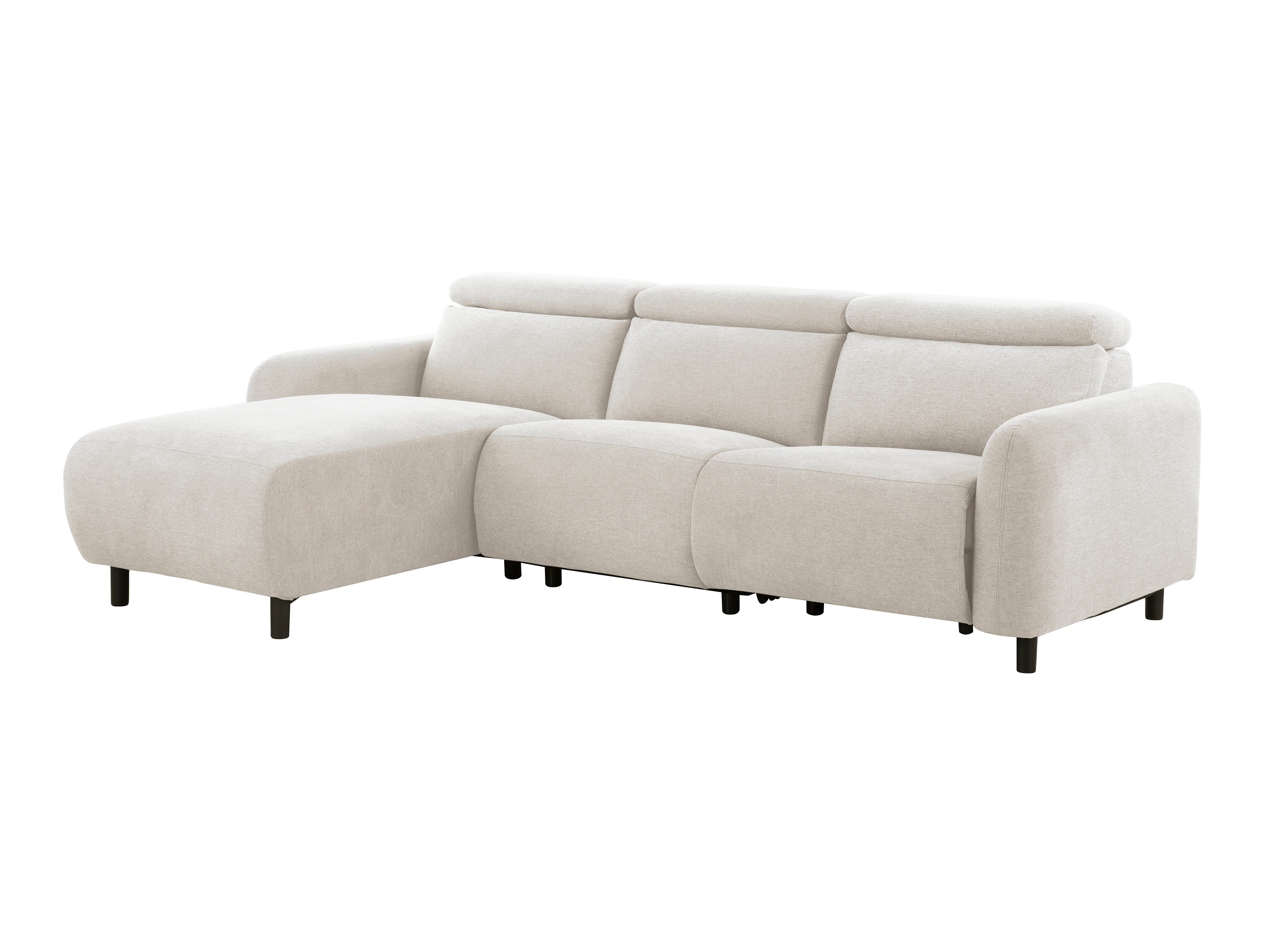 Colțar cu recliner Revbena 107 (Crem)