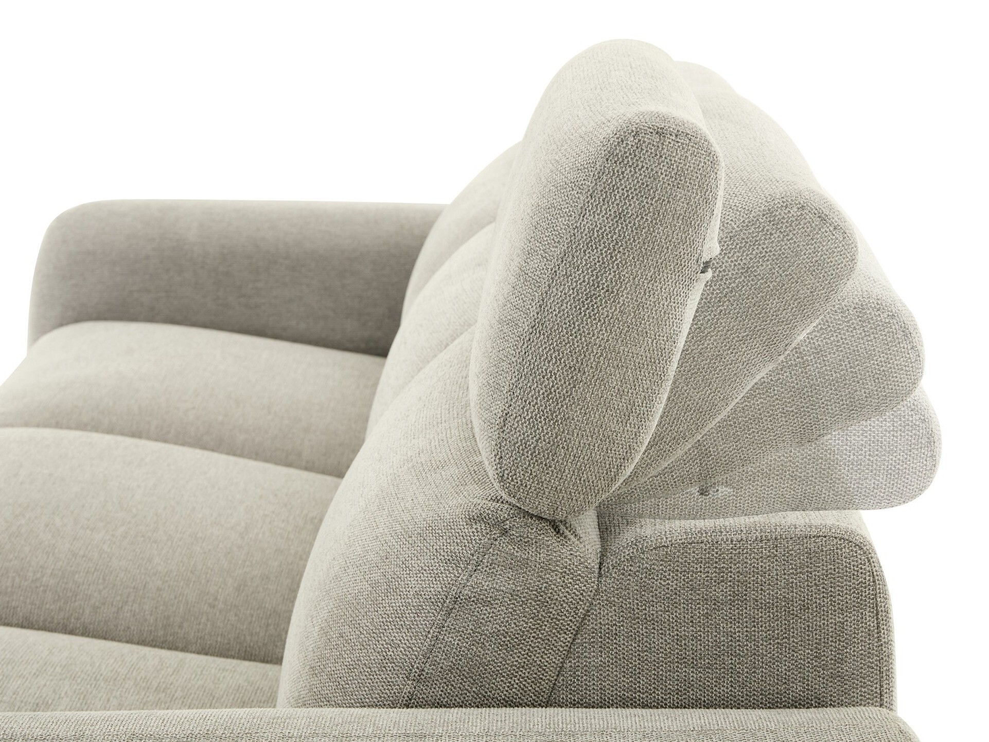 Colțar cu recliner Revbena 107 (Gri deschis)