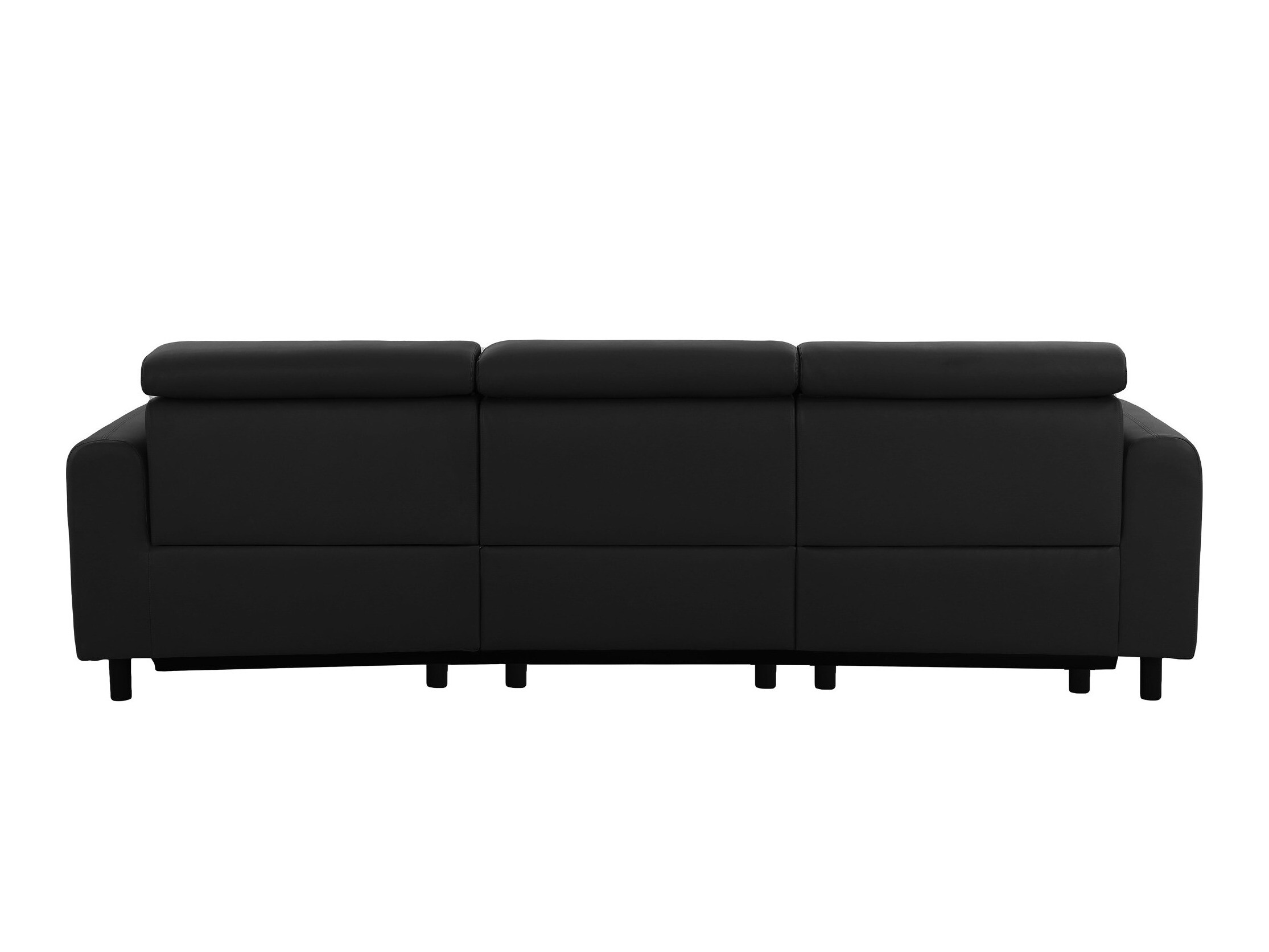 Colțar cu recliner Revbena 107 (Negru)