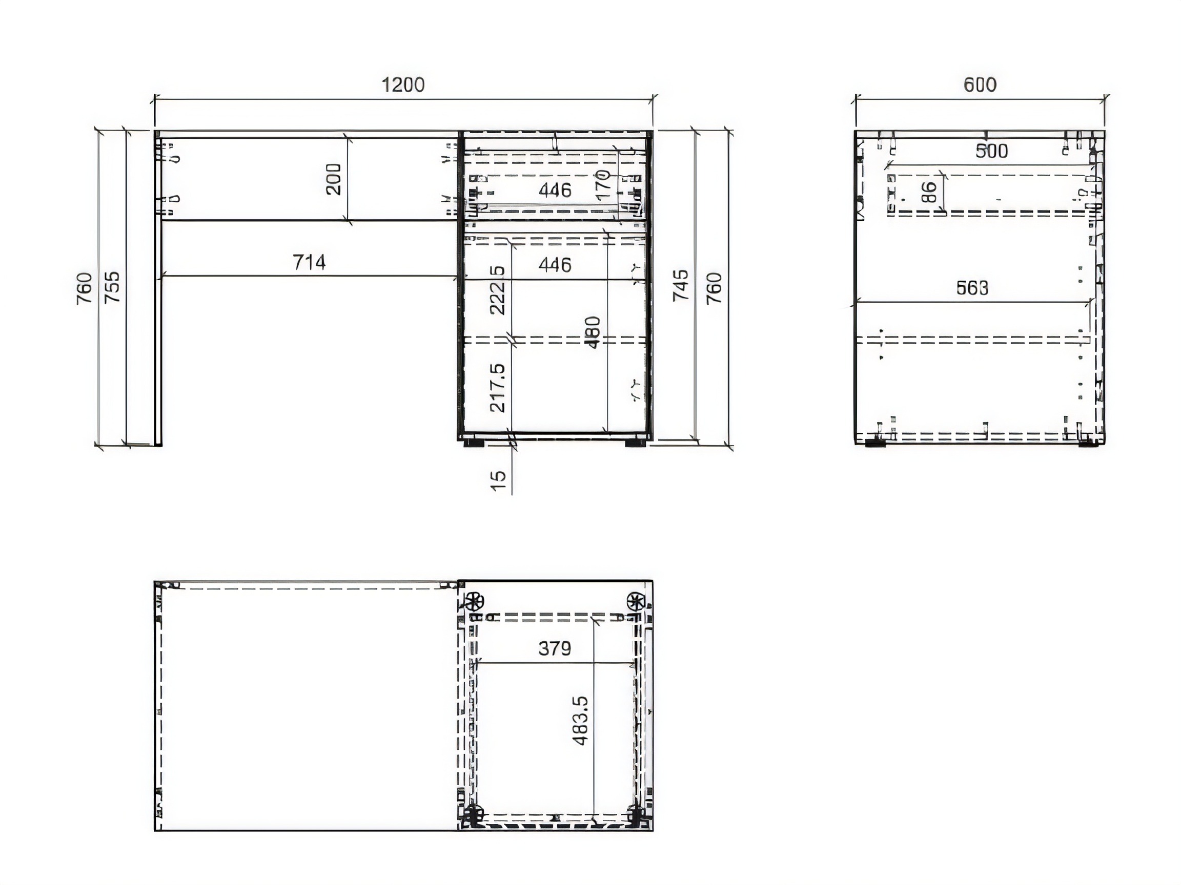 Birou Torfiou 110 (Stejar artizan)