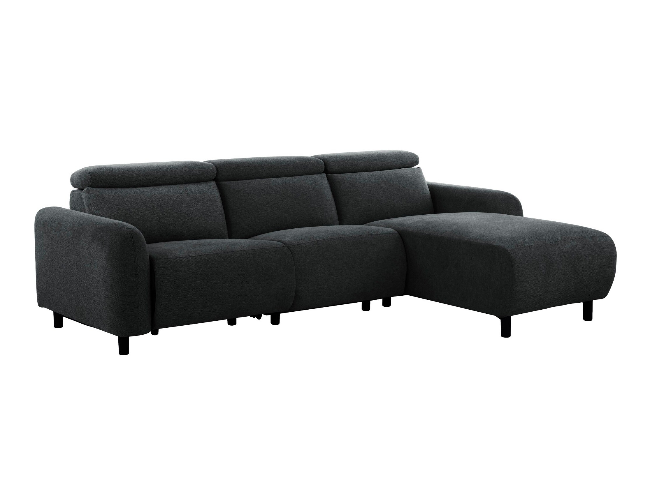 Colțar cu recliner Revbena 100 (Antracit)