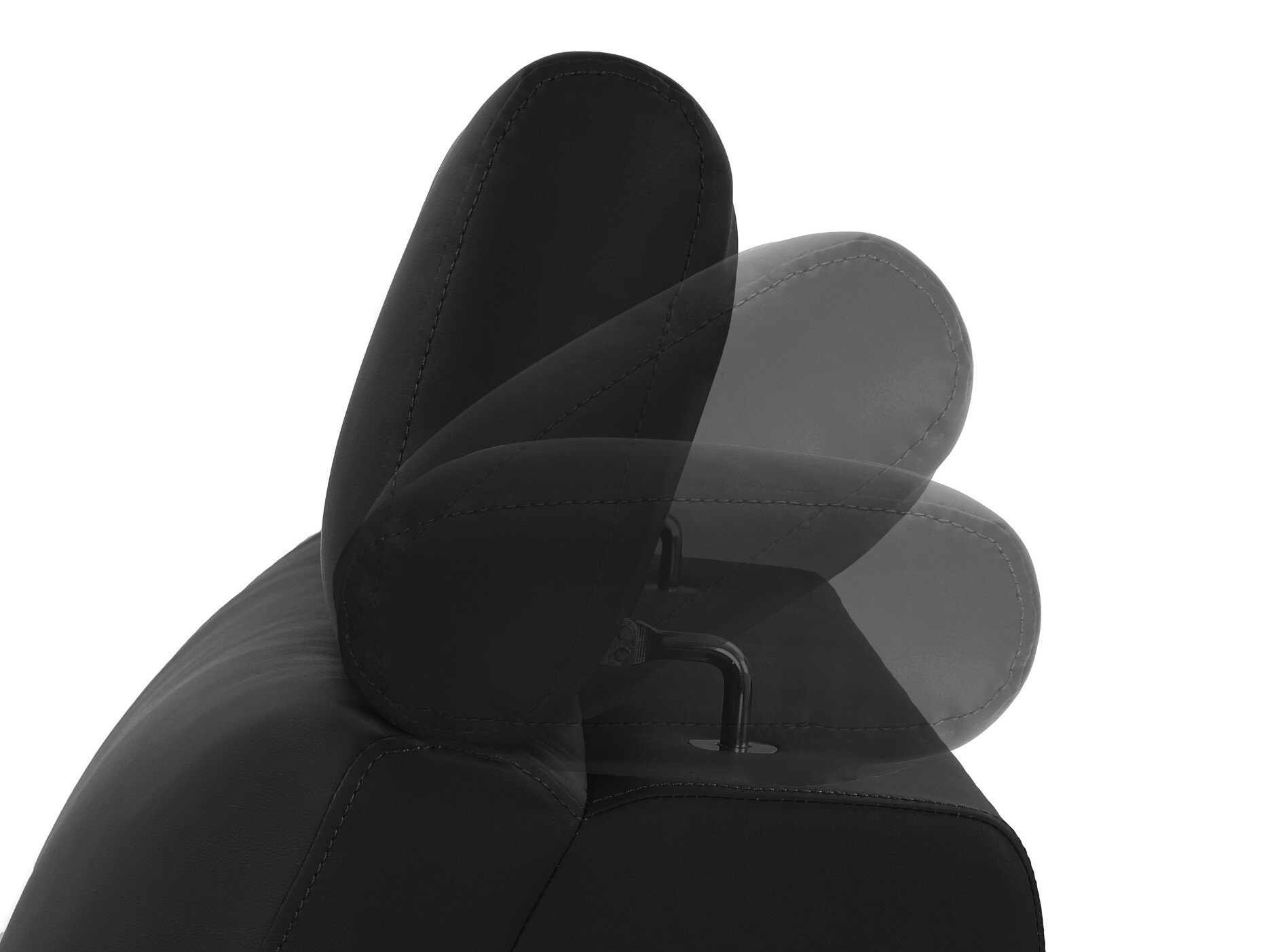 Colțar cu recliner Revbena 100 (Negru)