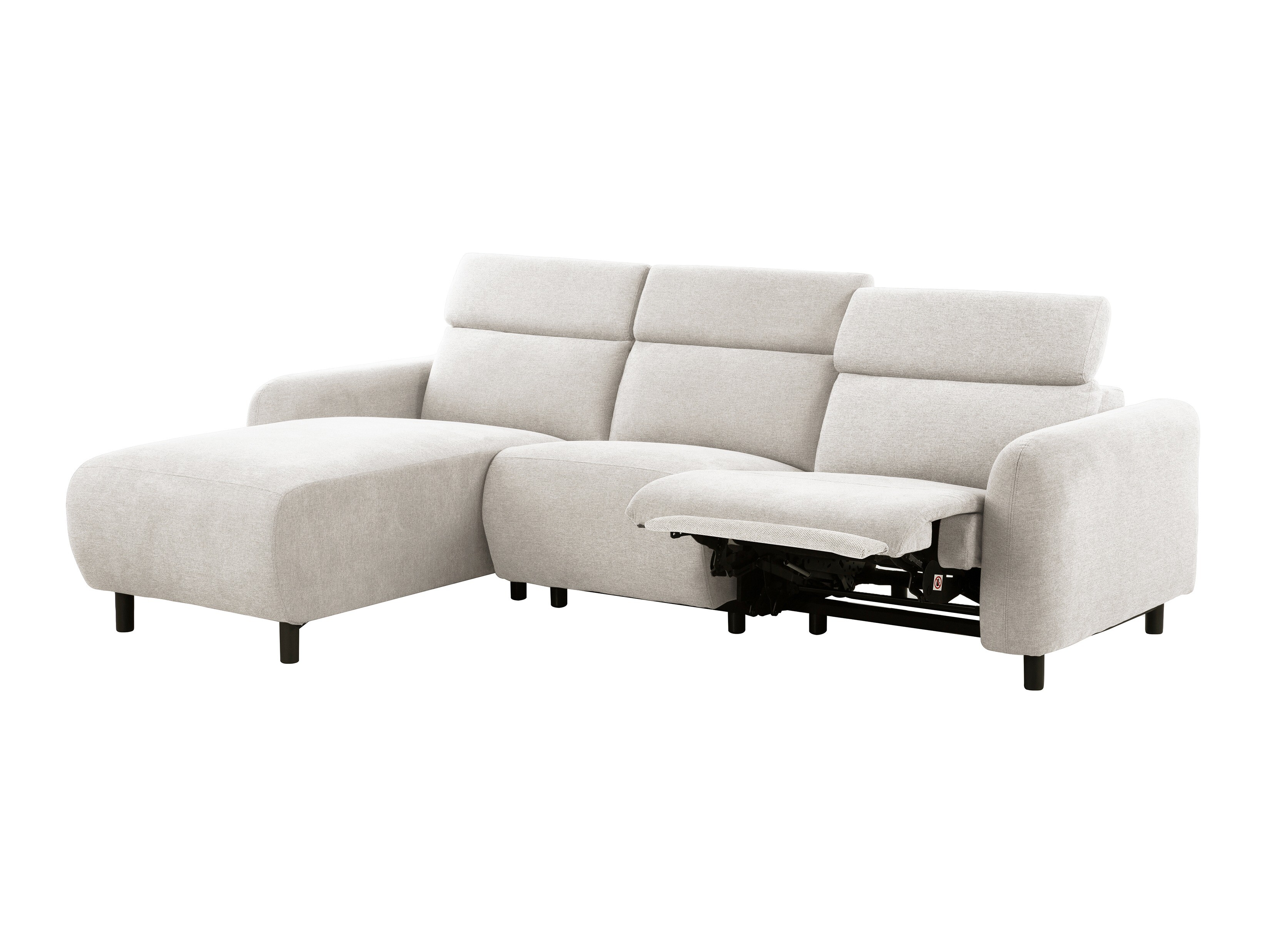 Colțar cu recliner Revbena 100 (Crem)