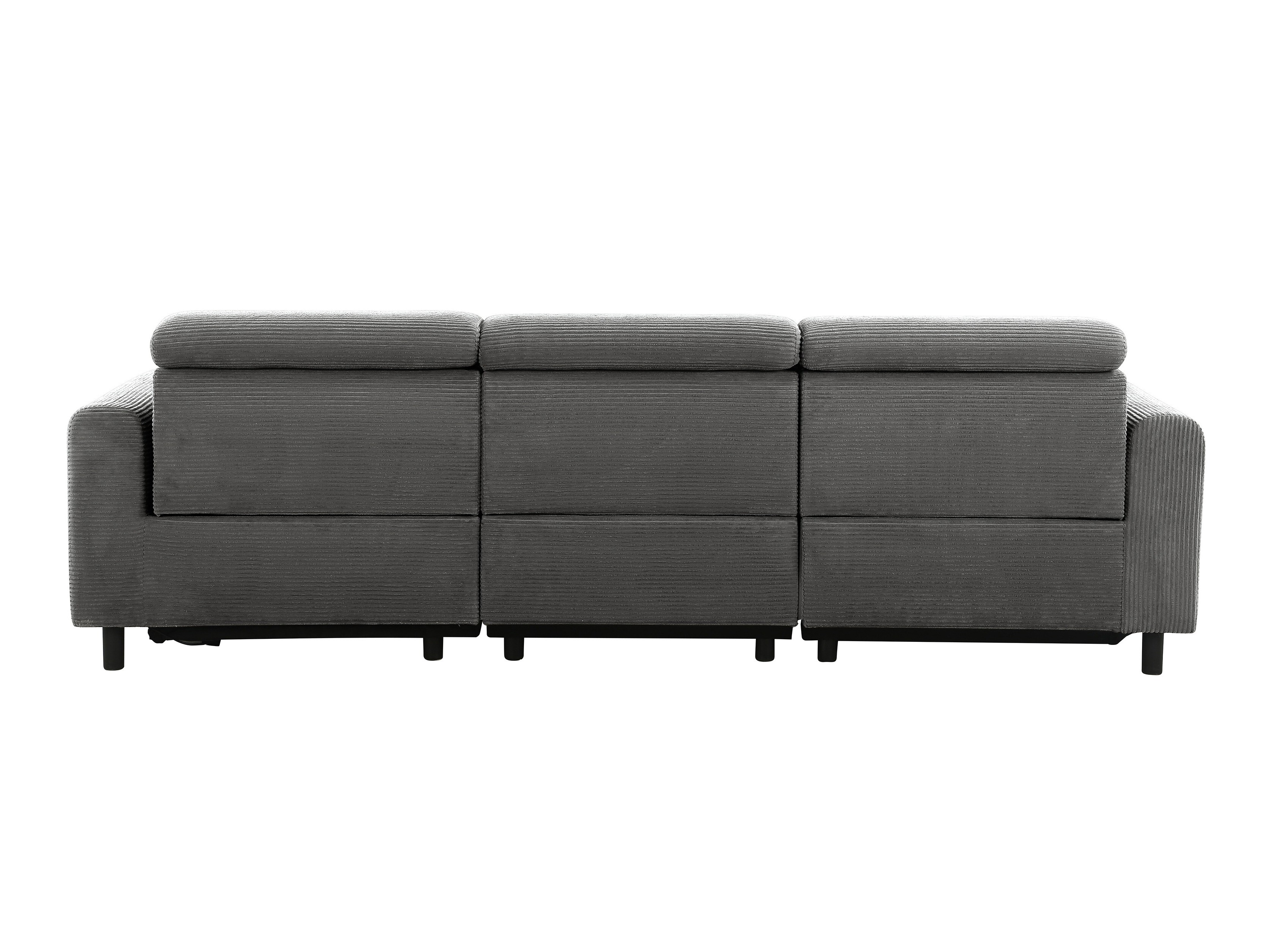 Colțar cu recliner Revbena 103 (Antracit)