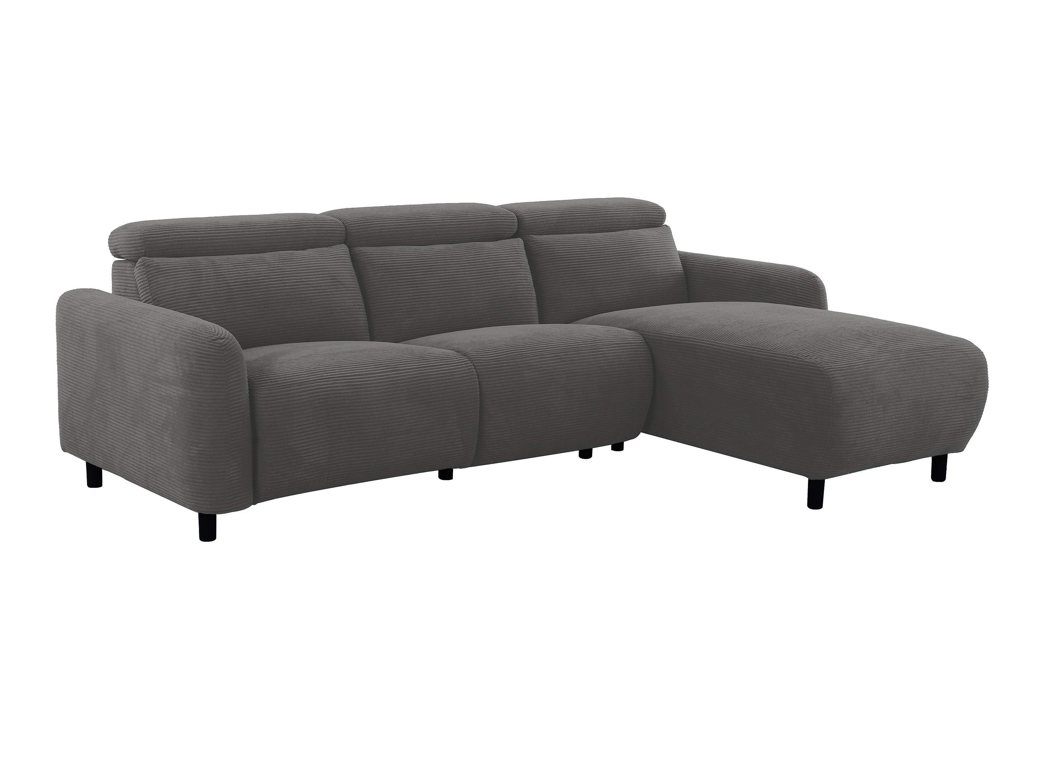Colțar cu recliner Revbena 103 (Antracit)