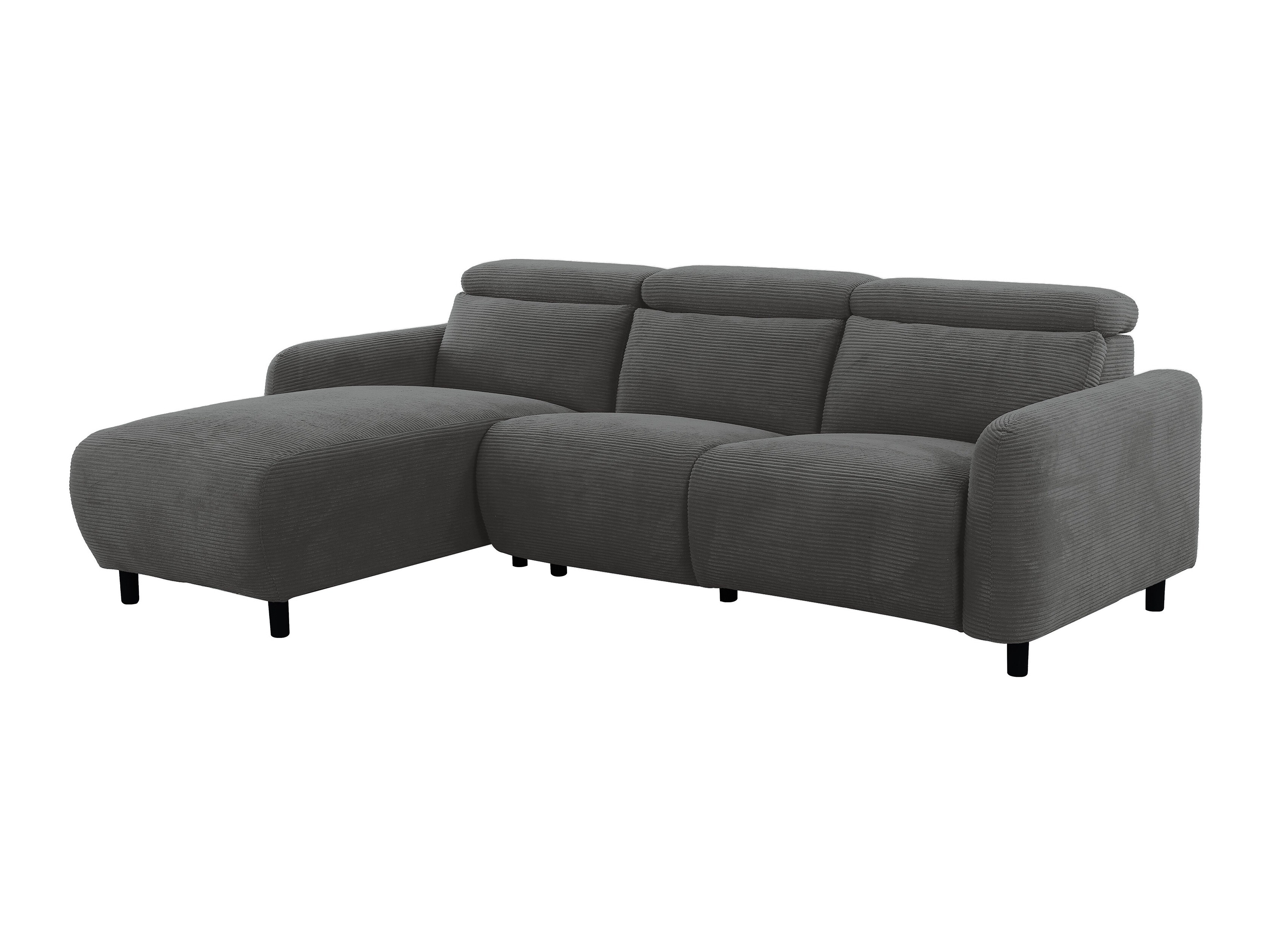 Colțar cu recliner Revbena 104 (Antracit)