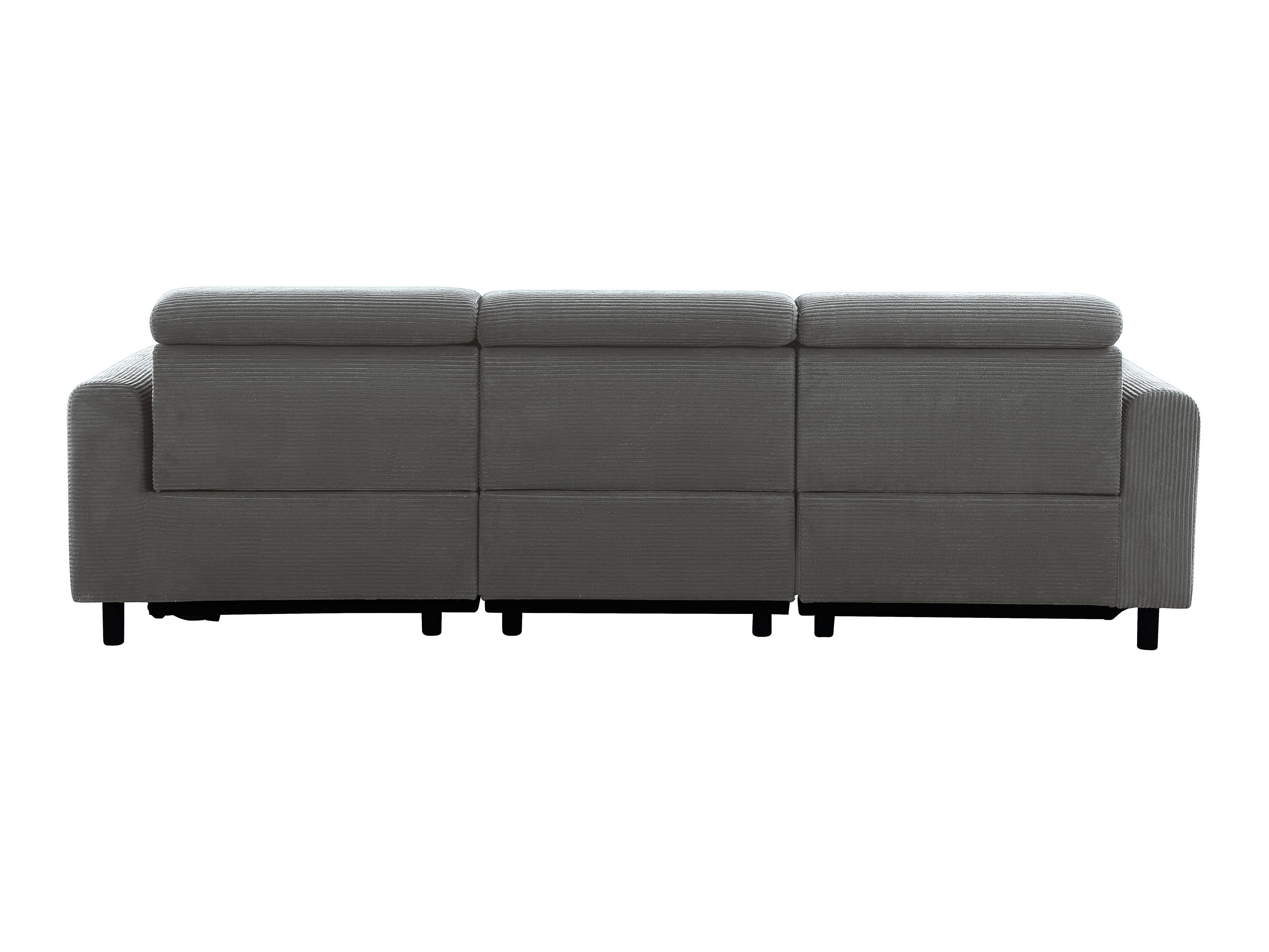 Colțar cu recliner Revbena 104 (Antracit)