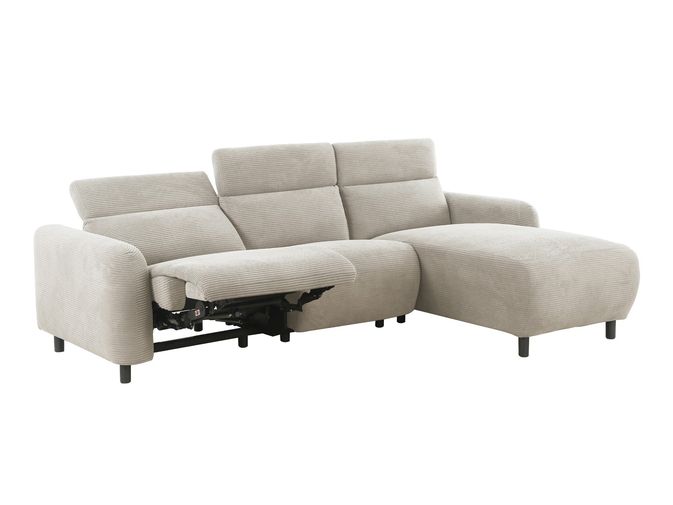 Colțar cu recliner Revbena 104 (Crem)
