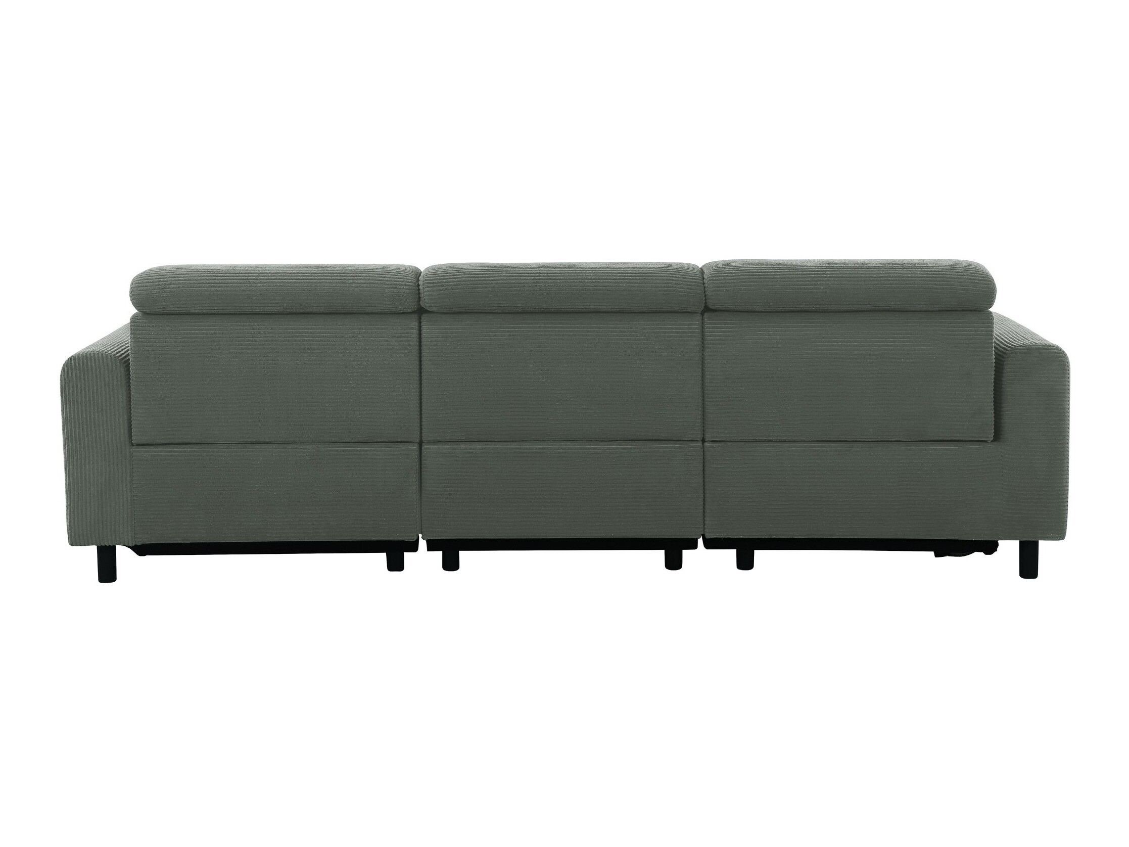 Colțar cu recliner Revbena 104 (Gri)