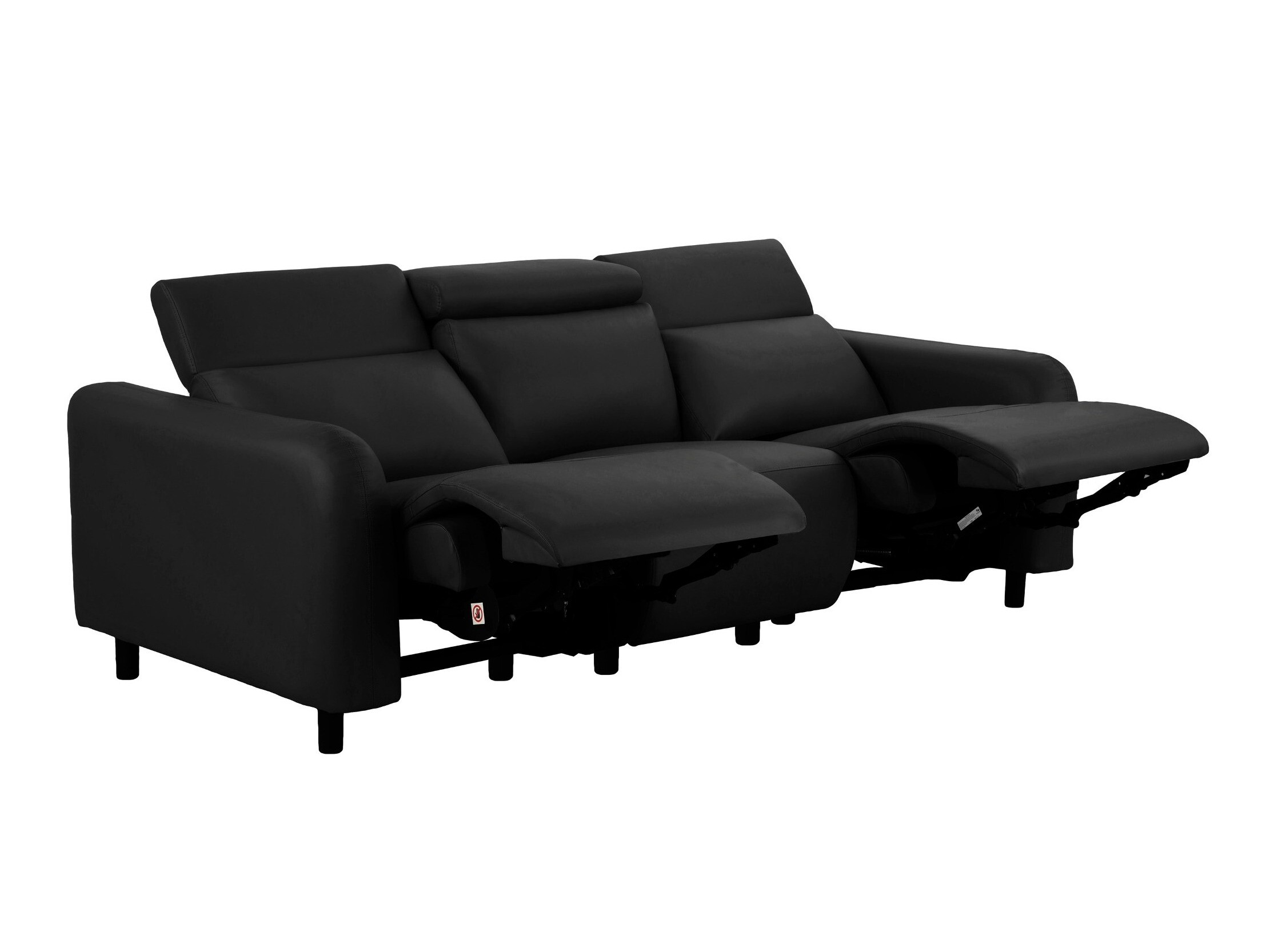 Canapea recliner Revbena 101 (Negru)