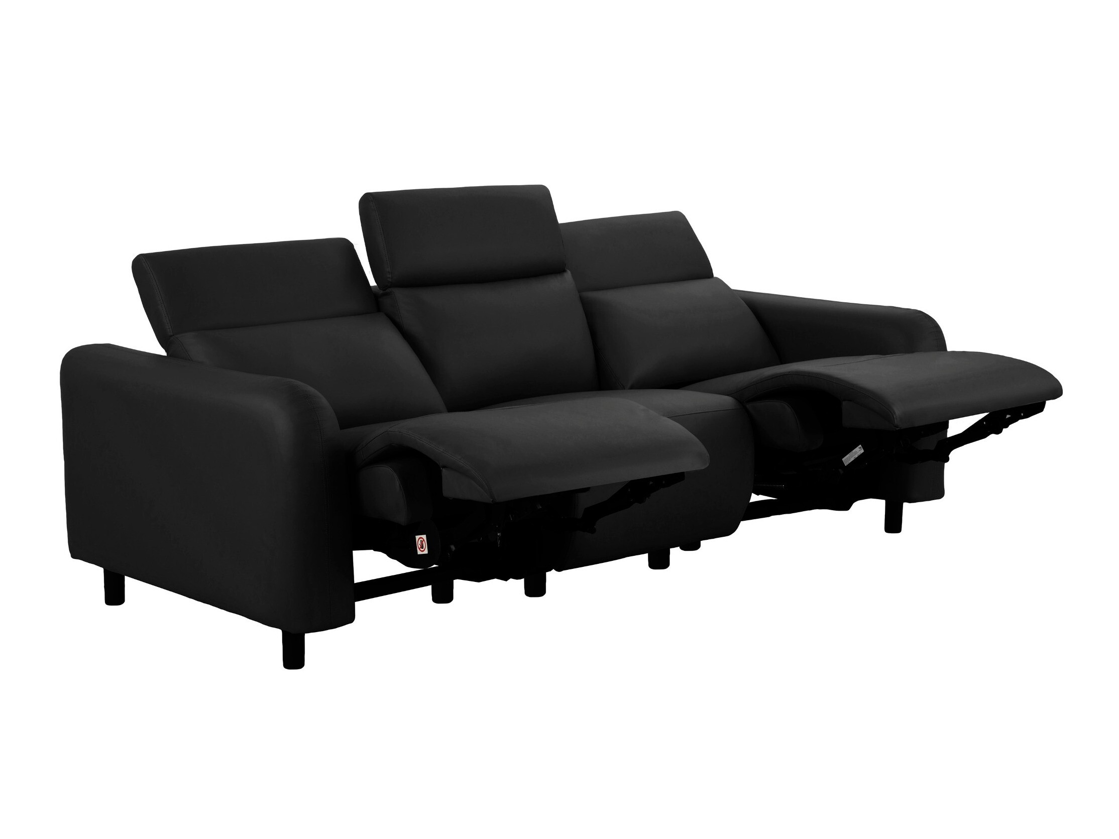 Canapea recliner Revbena 101 (Negru)