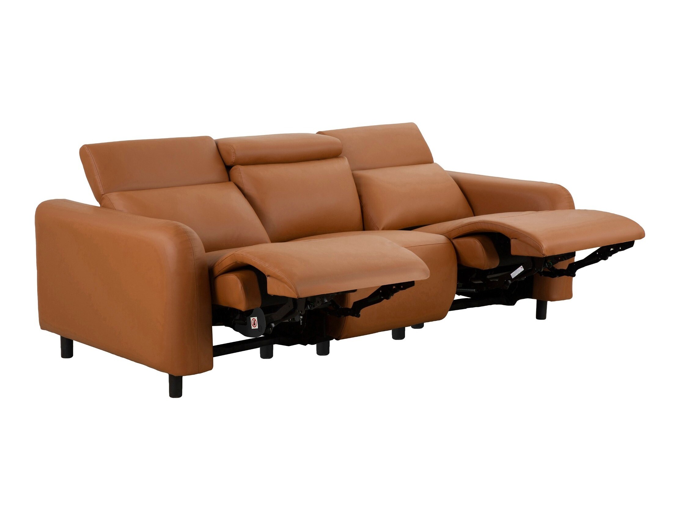 Canapea recliner Revbena 101 (Portocaliu)