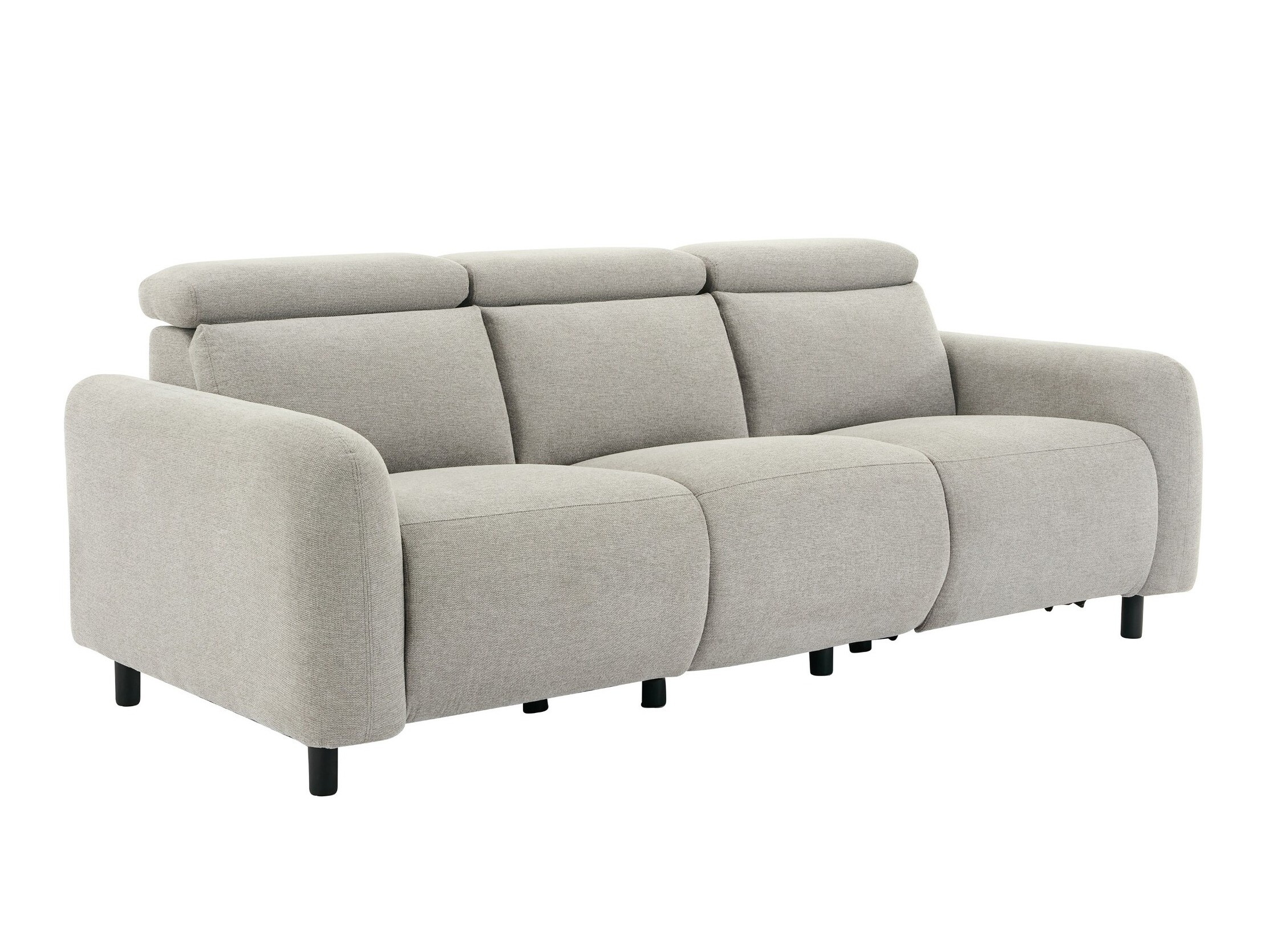 Canapea recliner Revbena 102 (Gri deschis)