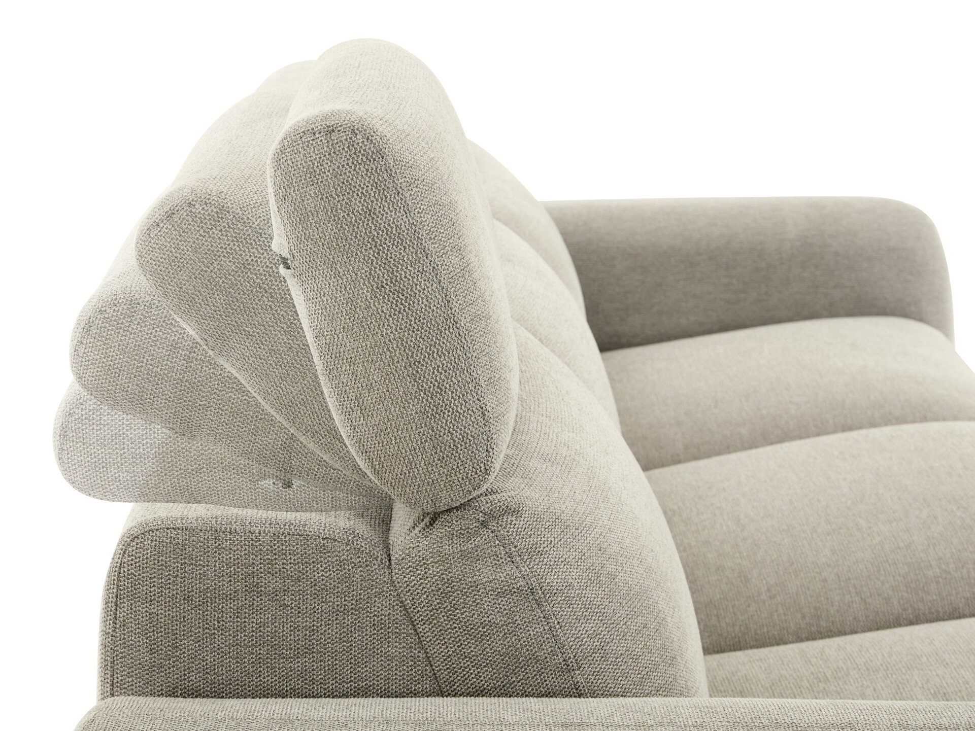 Canapea recliner Revbena 102 (Gri deschis)