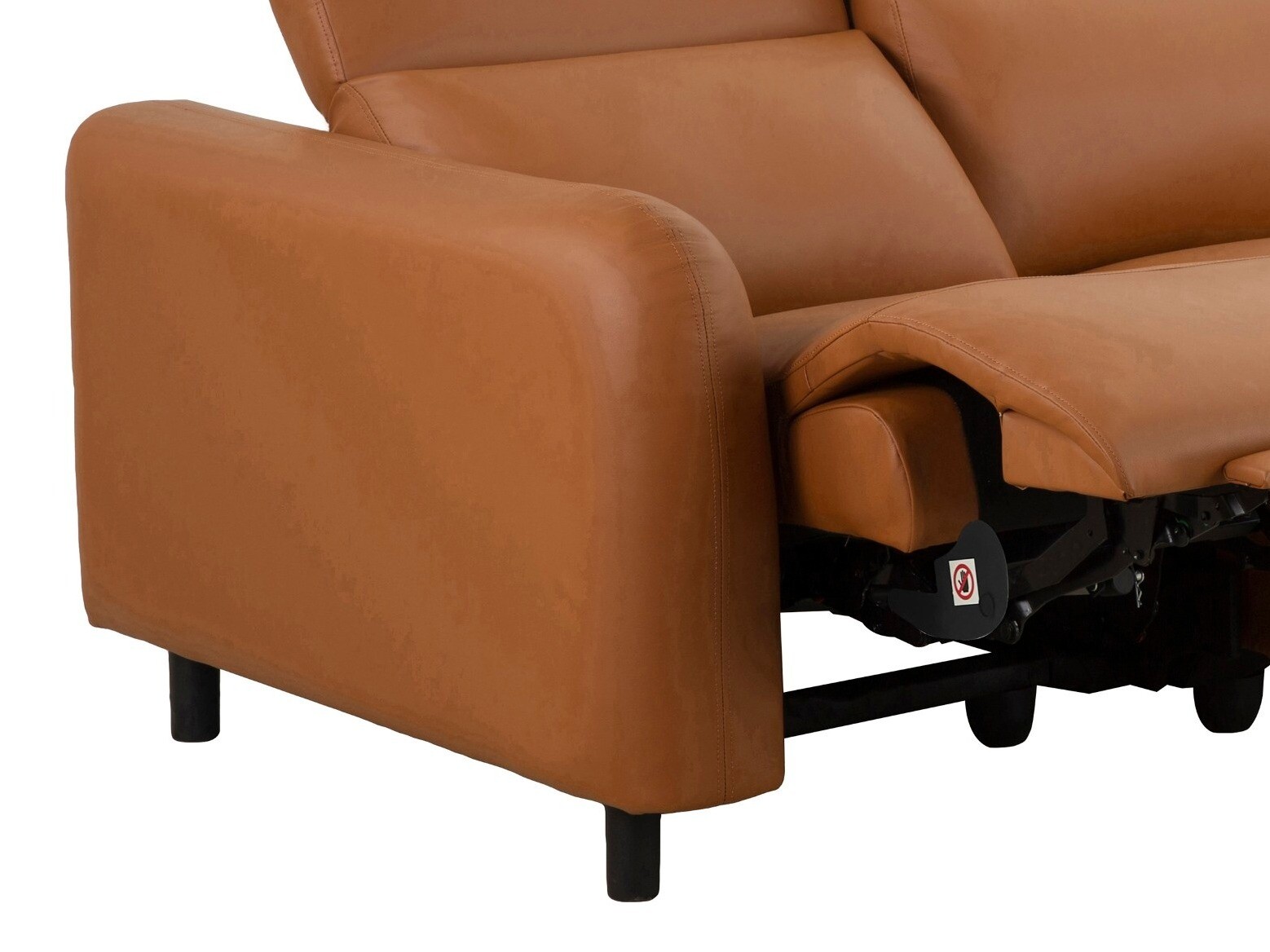 Canapea recliner Revbena 102 (Portocaliu)