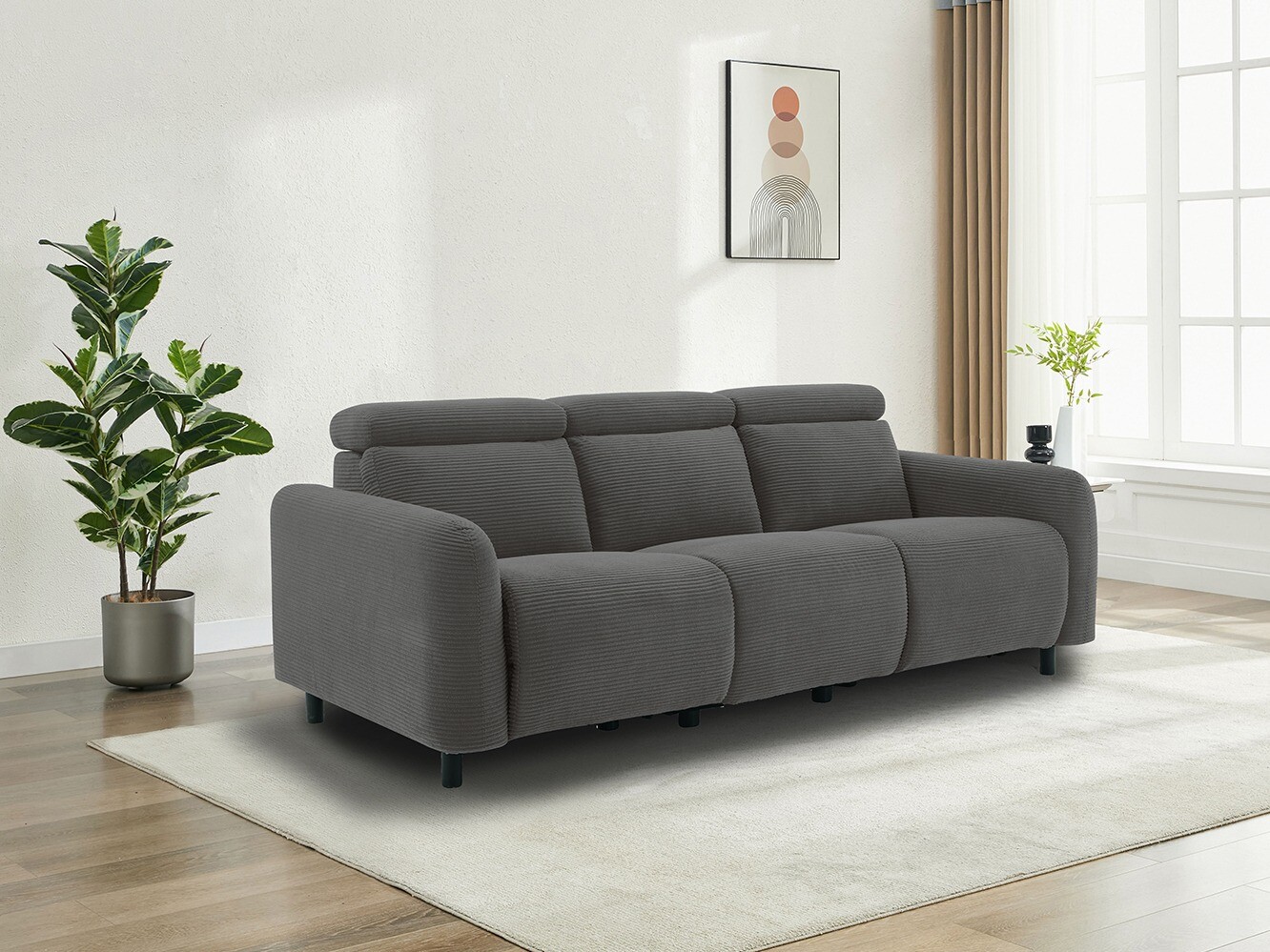 Canapea recliner Revbena 105 (Antracit)