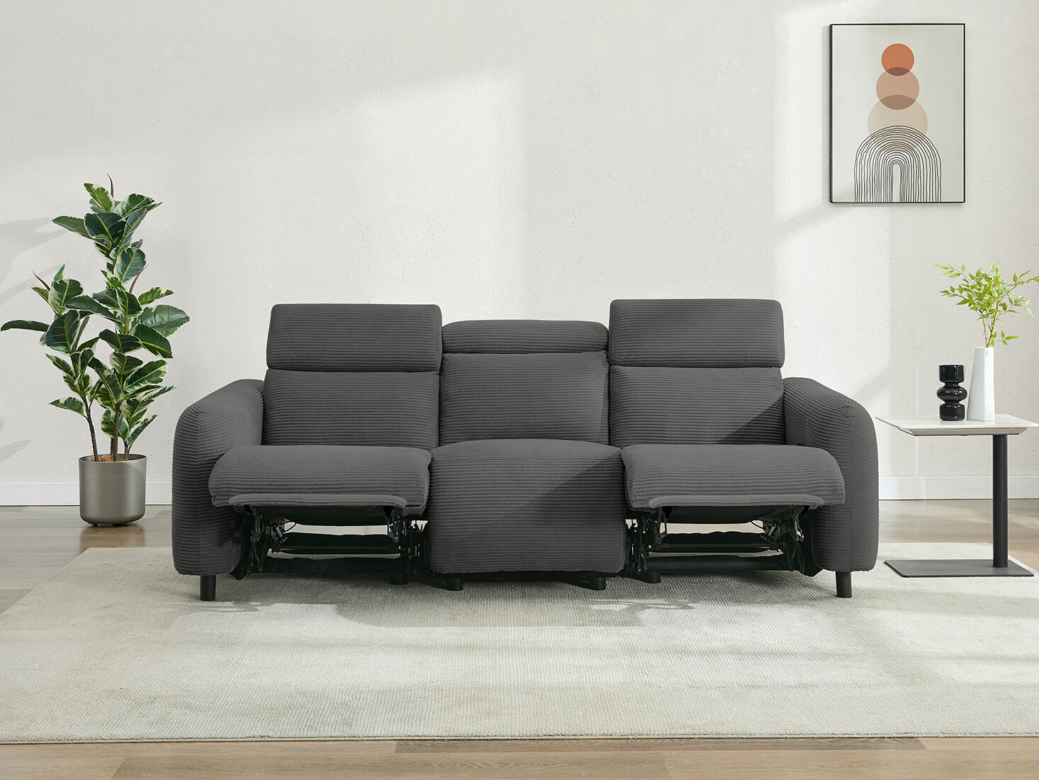 Canapea recliner Revbena 105 (Antracit)