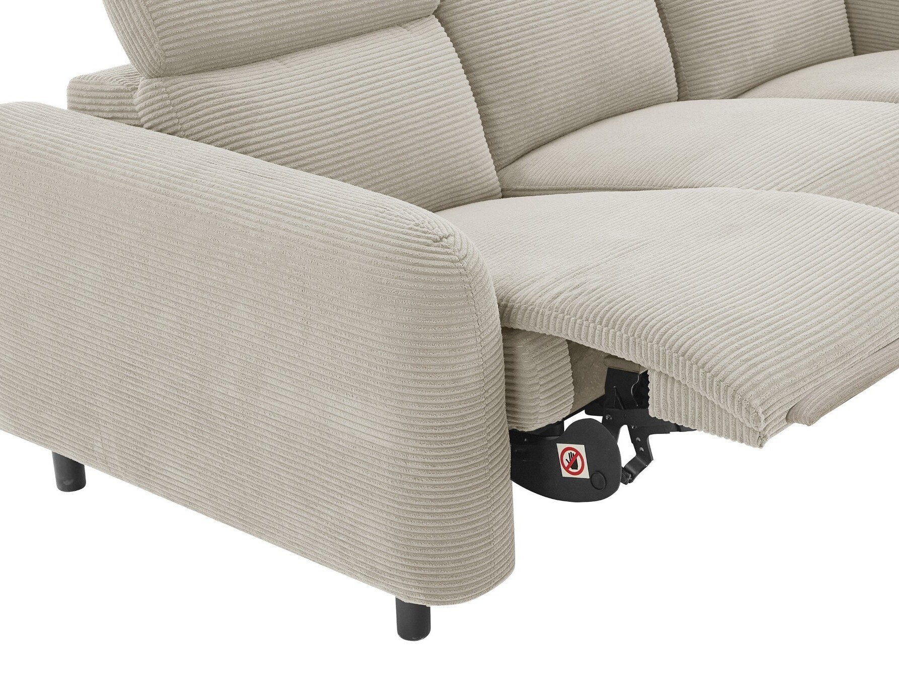 Canapea recliner Revbena 105 (Crem)