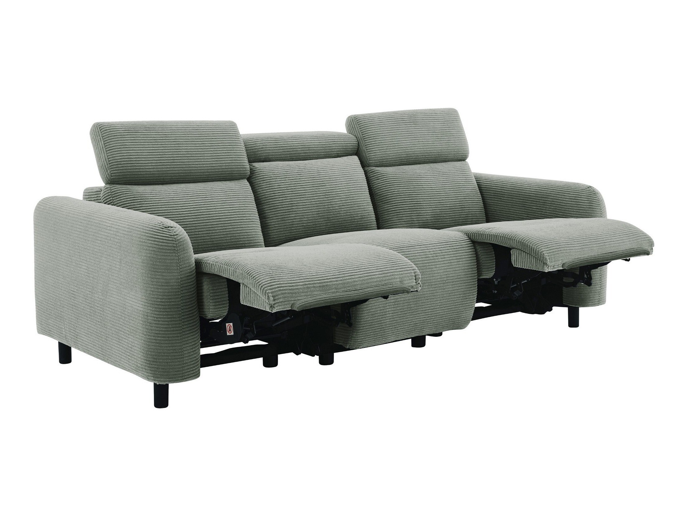 Canapea recliner Revbena 105 (Gri)