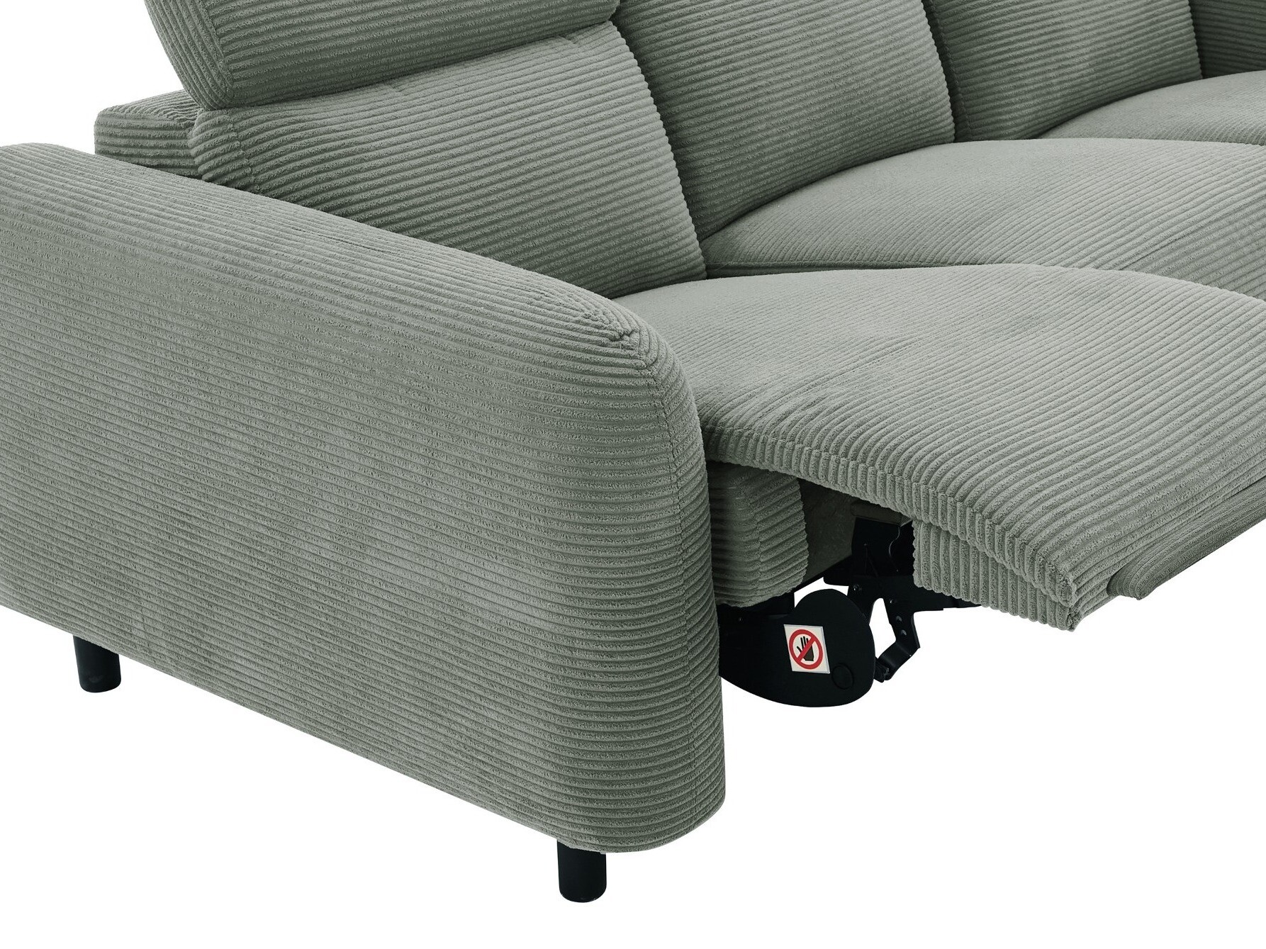 Canapea recliner Revbena 105 (Gri)