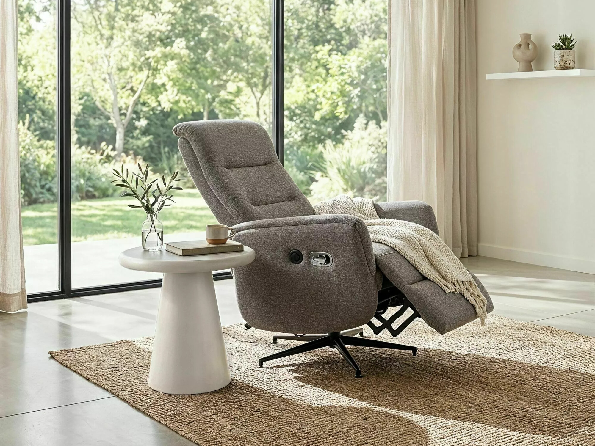 Fotoliu recliner Detroit 1031 (Raven 07)