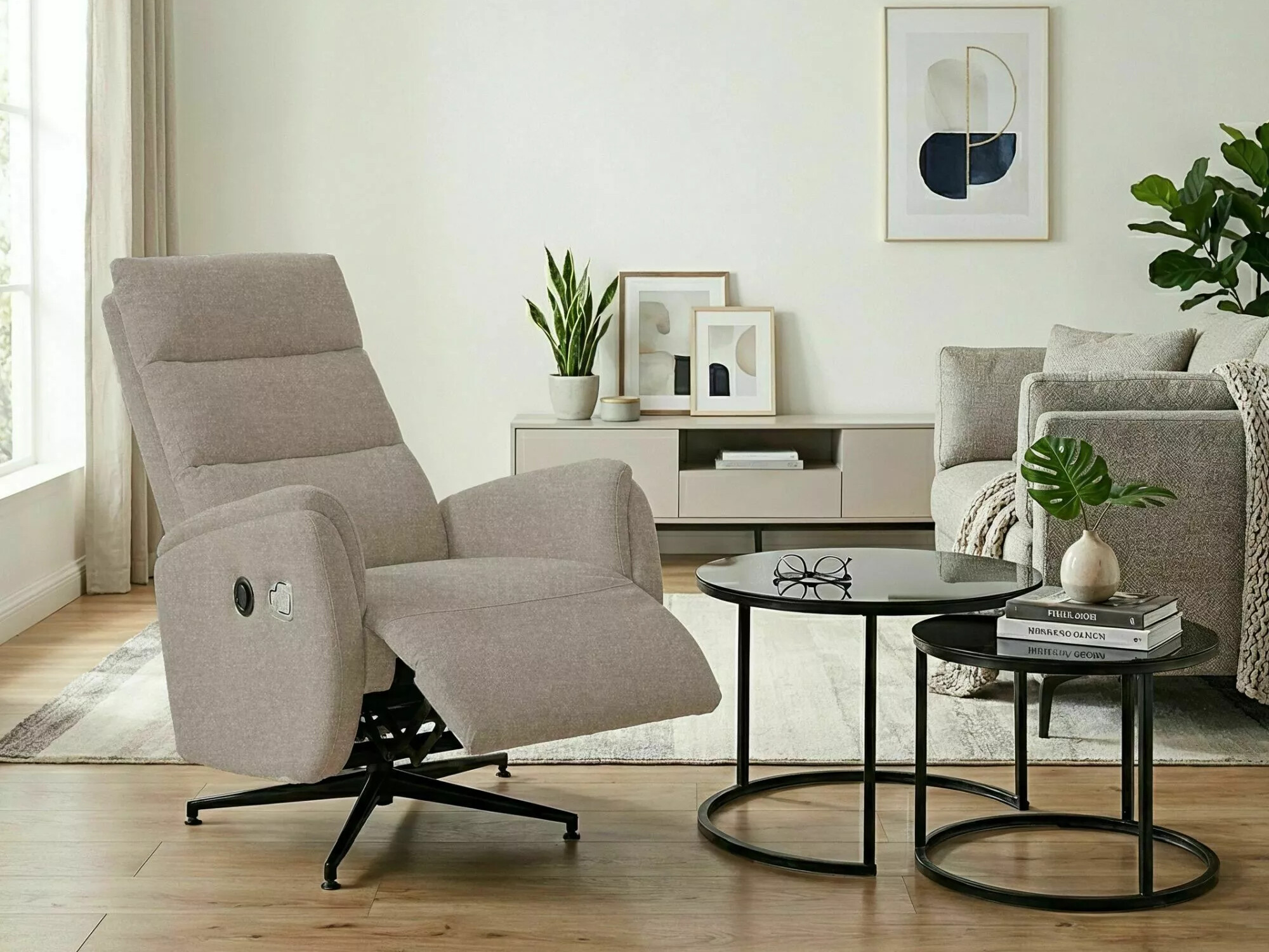 Fotoliu recliner Detroit 1032 (Raven 30)