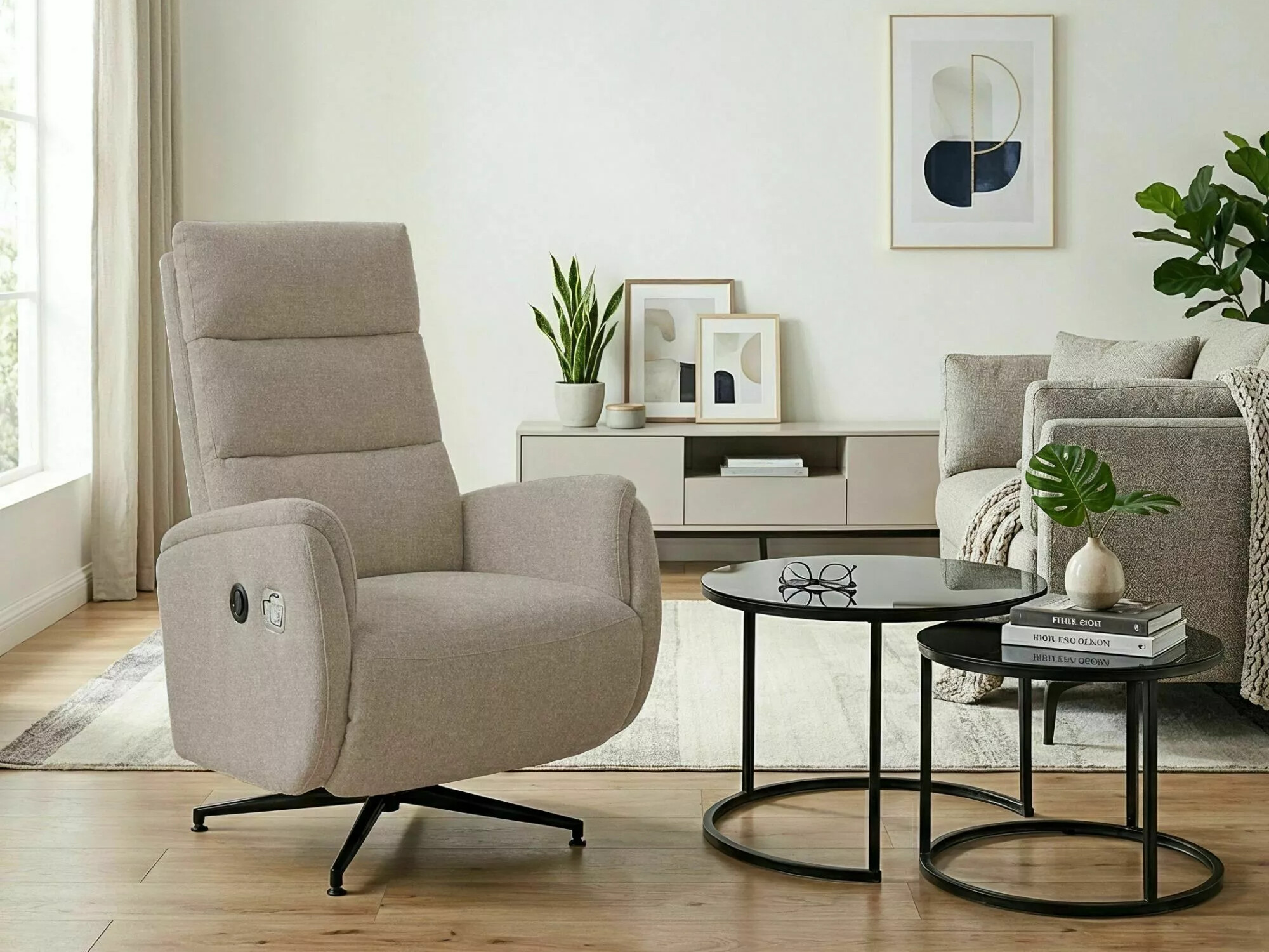 Fotoliu recliner Detroit 1032 (Raven 30)