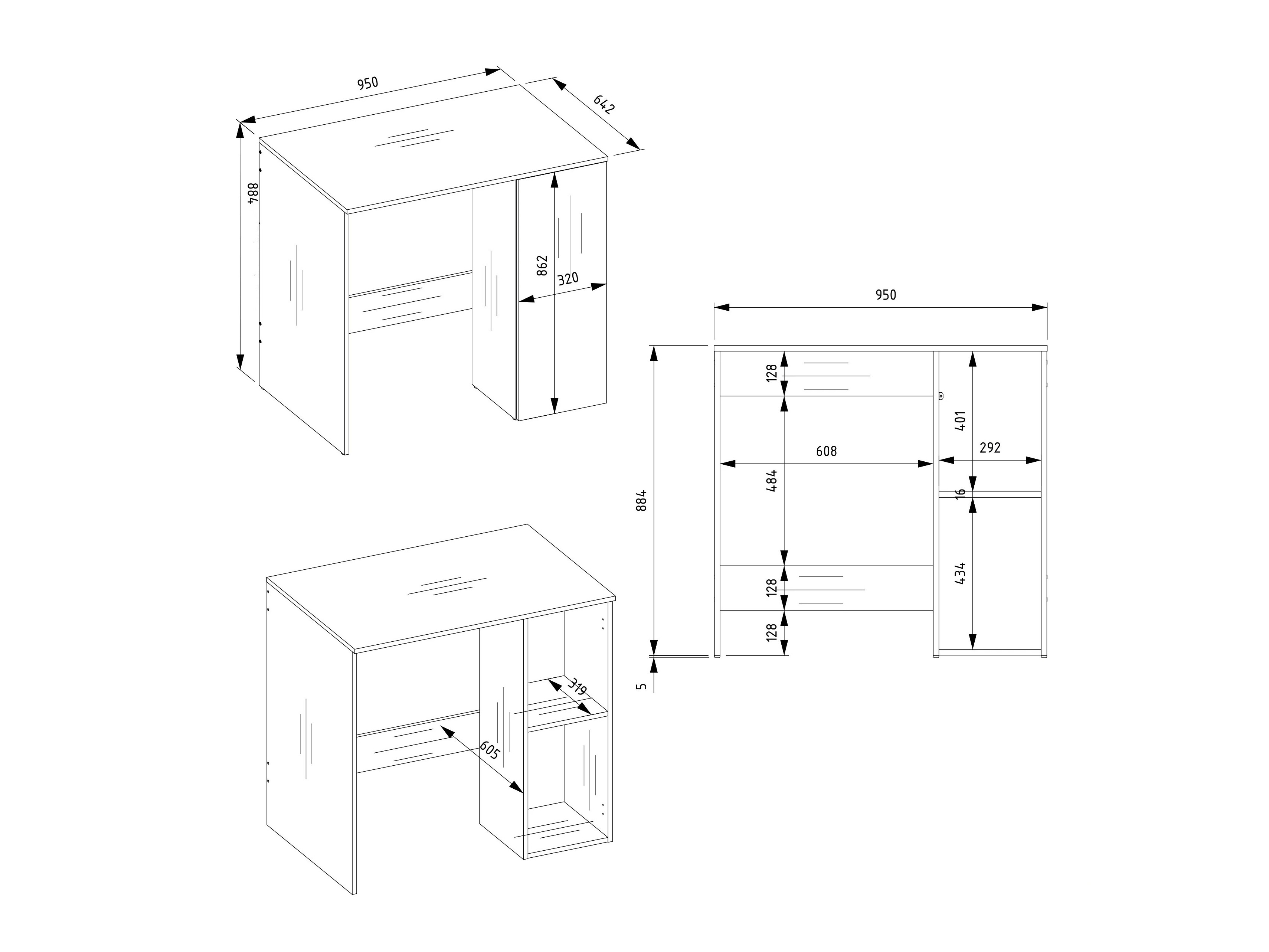 Cabinet de baie neancorat Balelbo 114 (Stejar artizan)