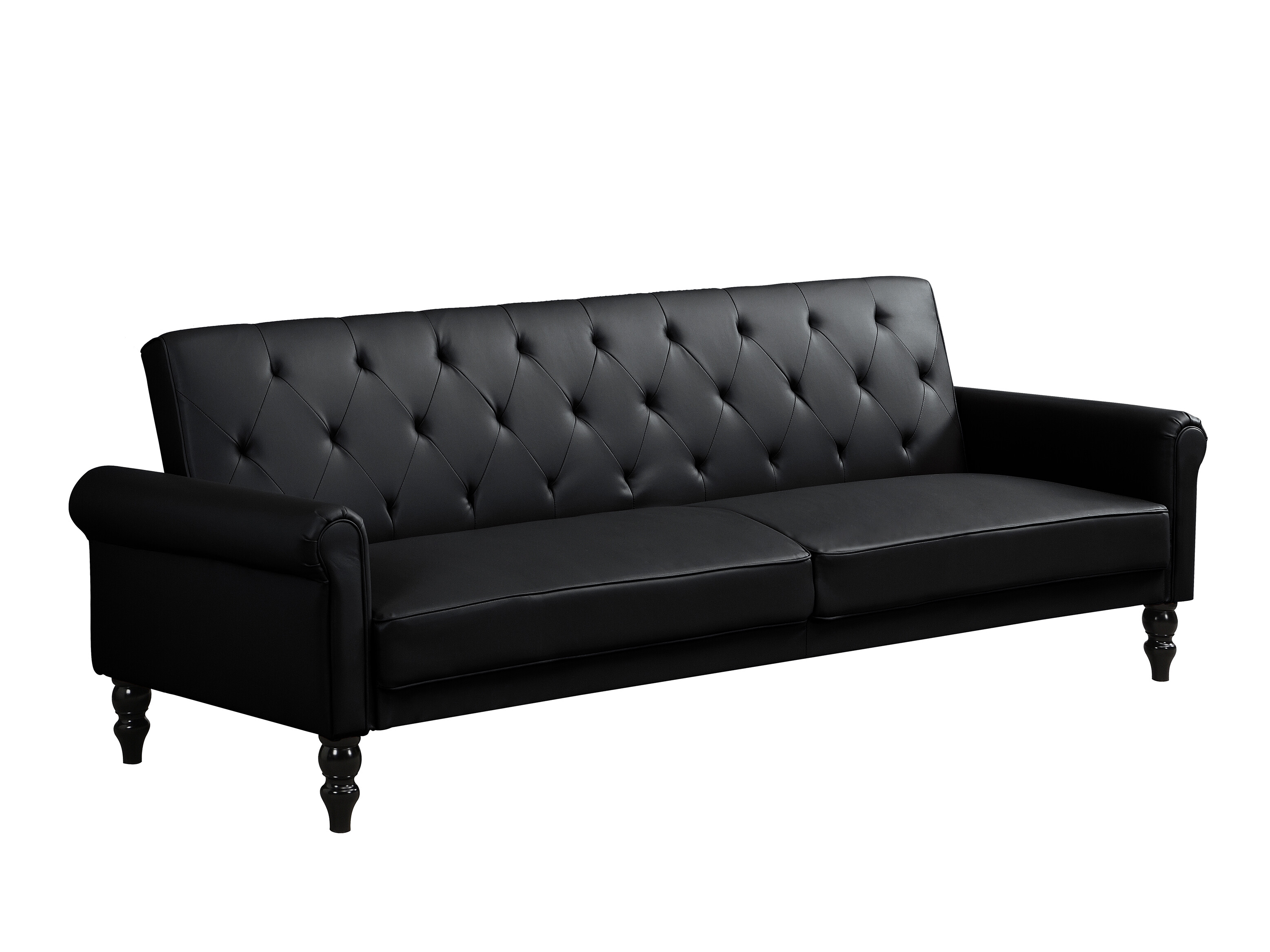 Canapea extensibilă Denton 1581 (Negru)