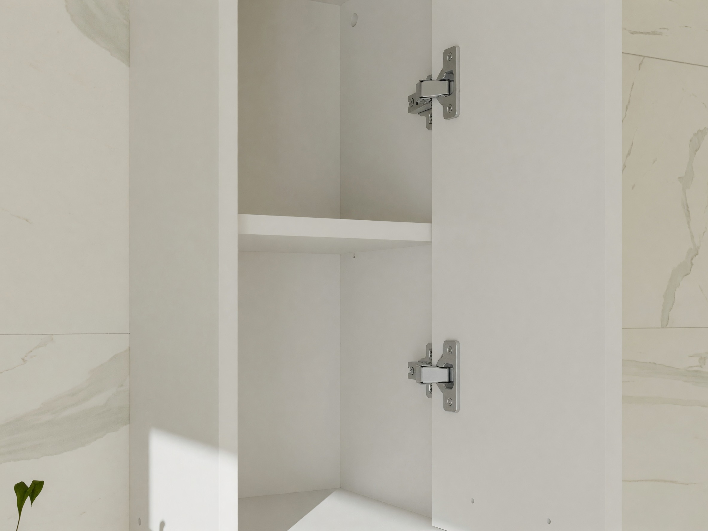 Cabinet de baie suspendat Mandeville 382 (Alb)