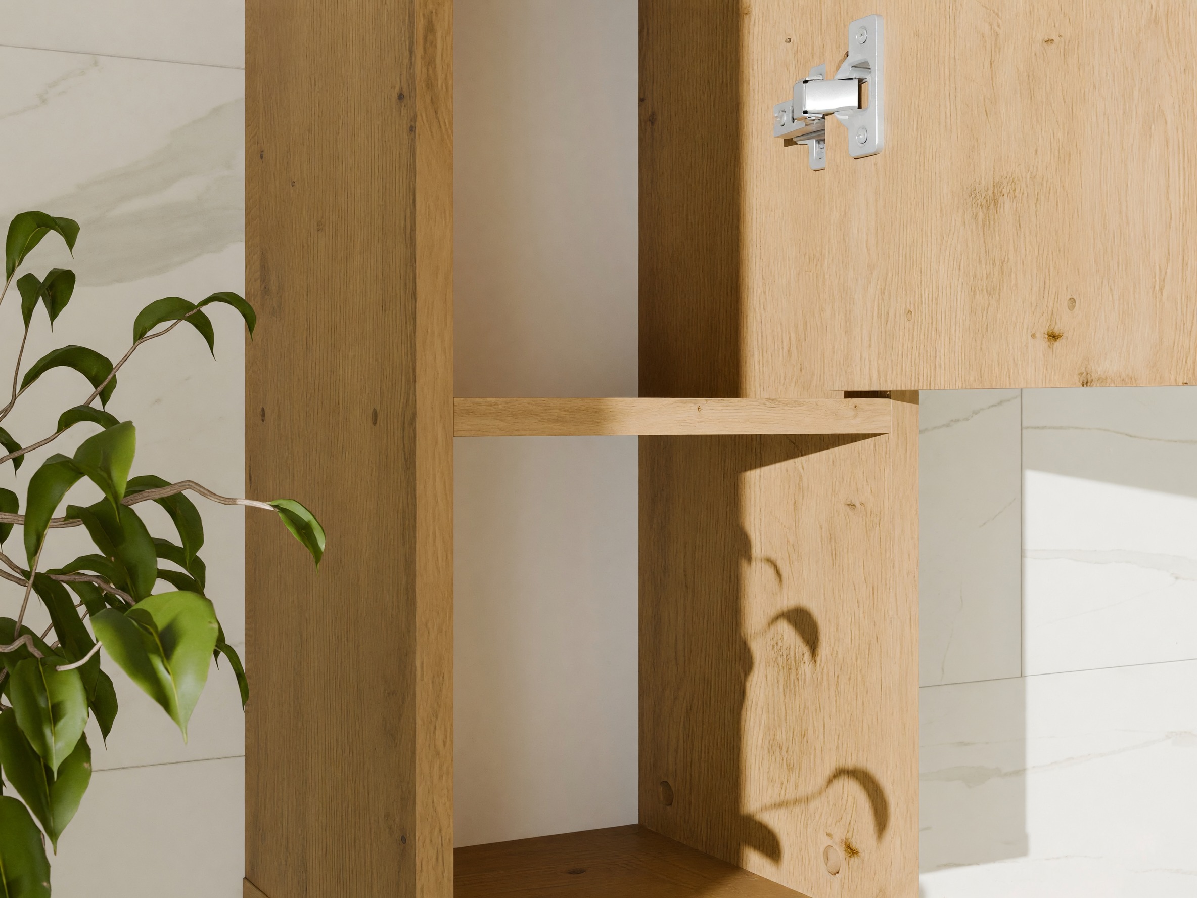 Cabinet de baie suspendat Mandeville 382 (Stejar artizan)