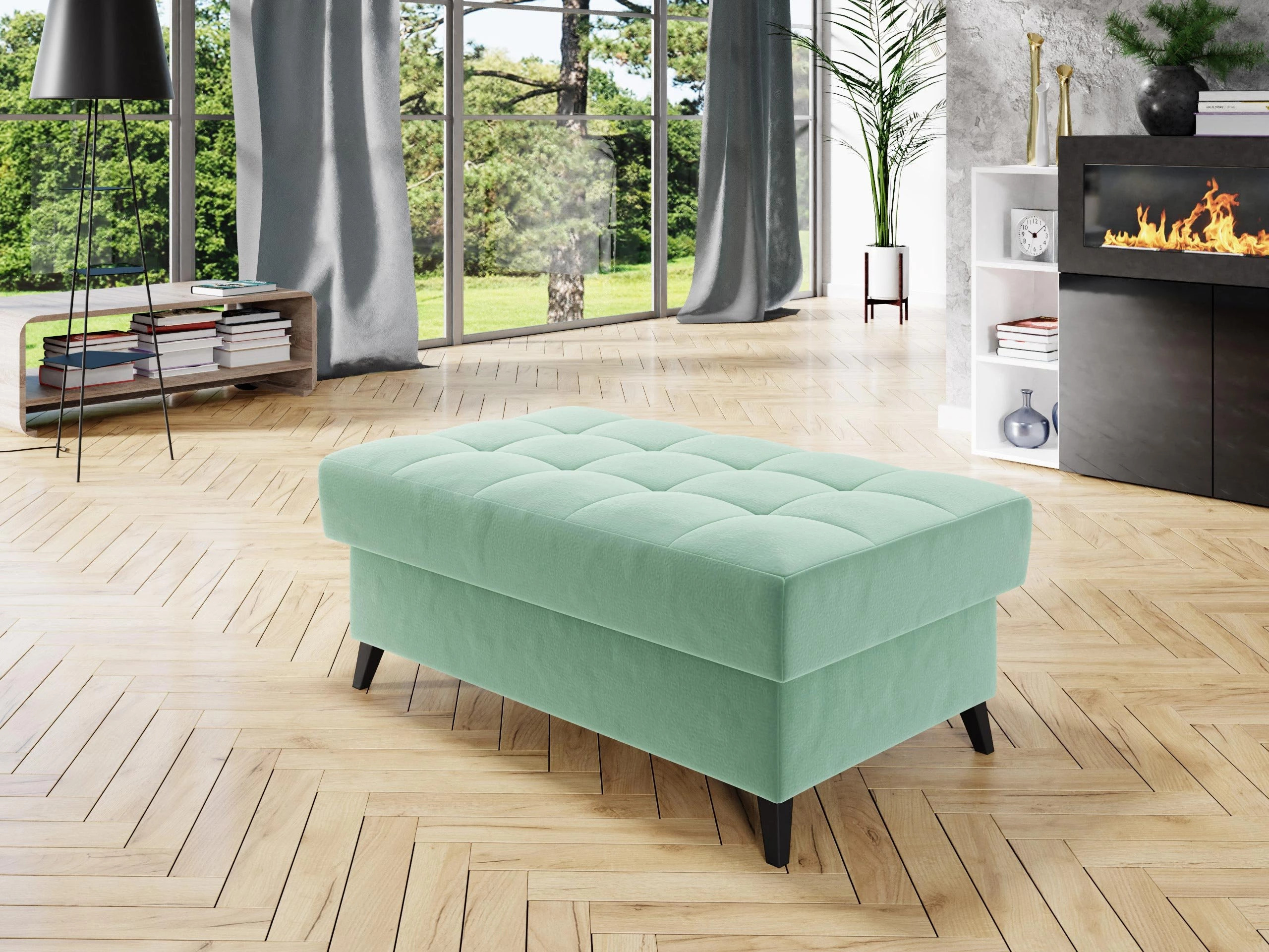 Bancă tapițată Comfivo Agnus (Magic Velvet 2227)
