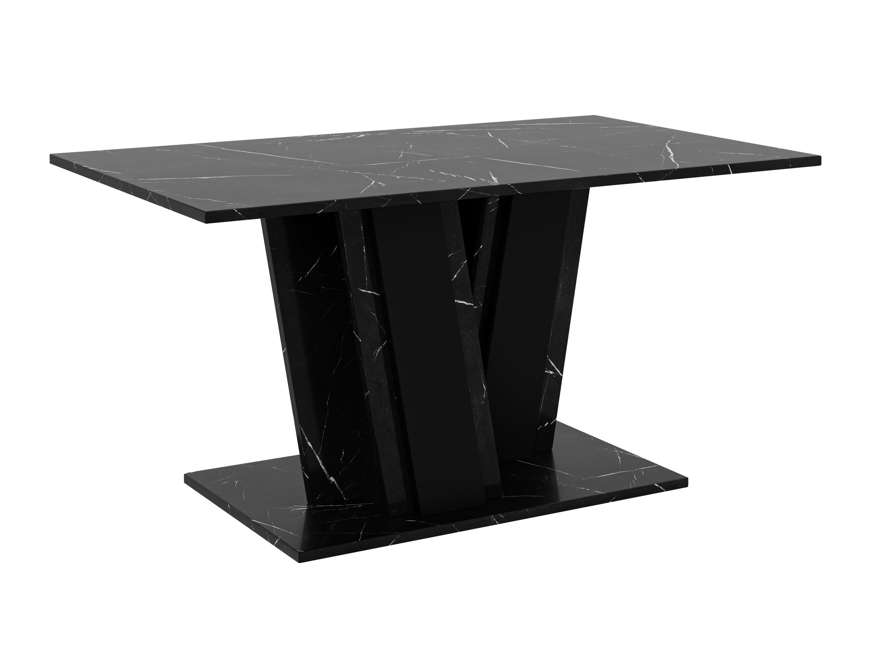 Măsuță de cafea Goodyear 138 (Marmură neagră + Negru)