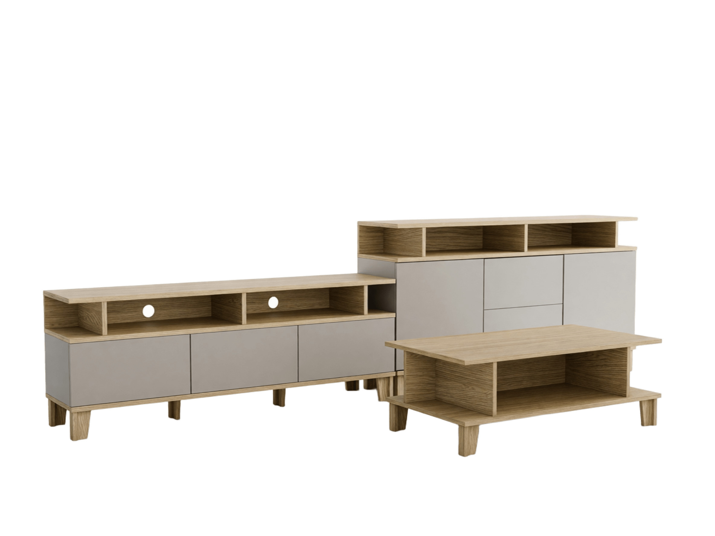 Set de living Evarveru 108 (Gri)