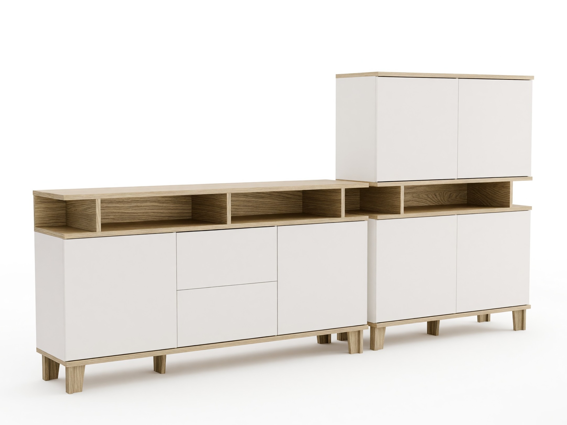 Set de living Evarveru 109 (Mat alb)