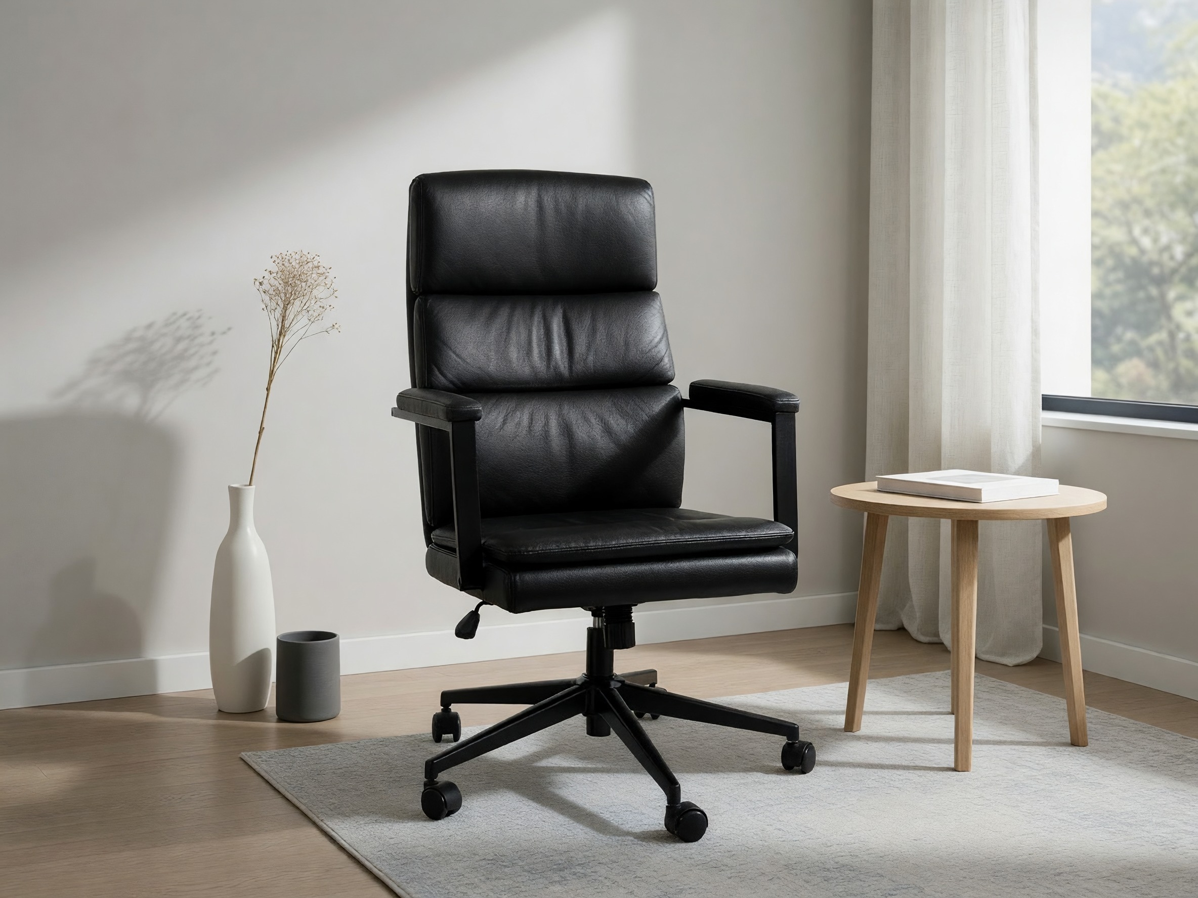 Scaun de birou Detroit 1036 (Negru)