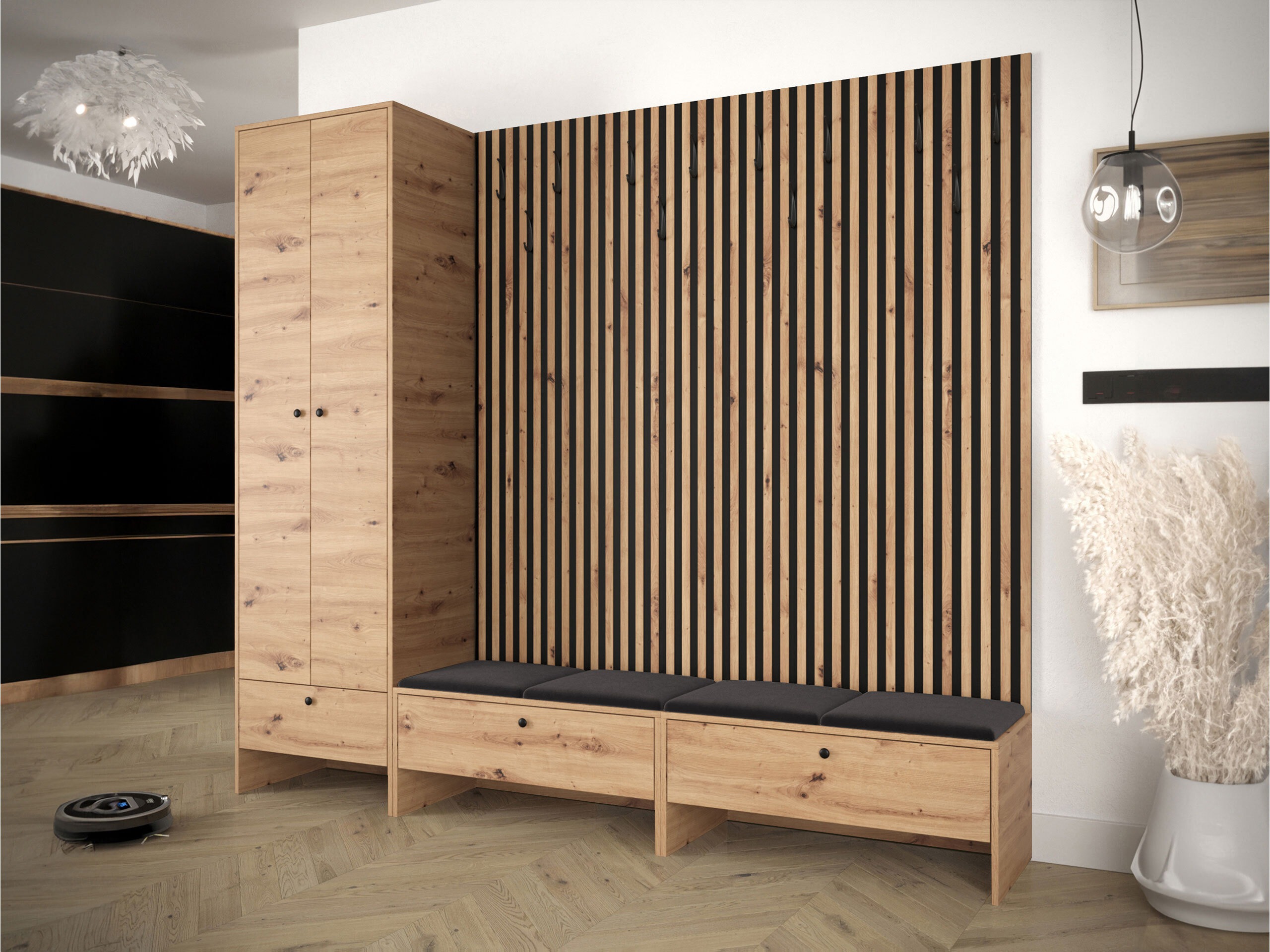Set de hol Donio VI (Stejar artizan + Polo 897)