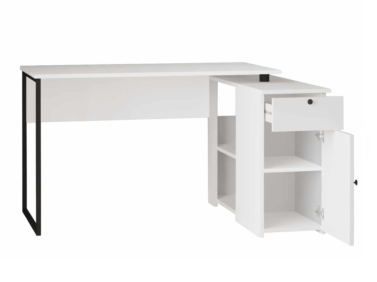 Birou de colt Kailua 2839 (Alb)