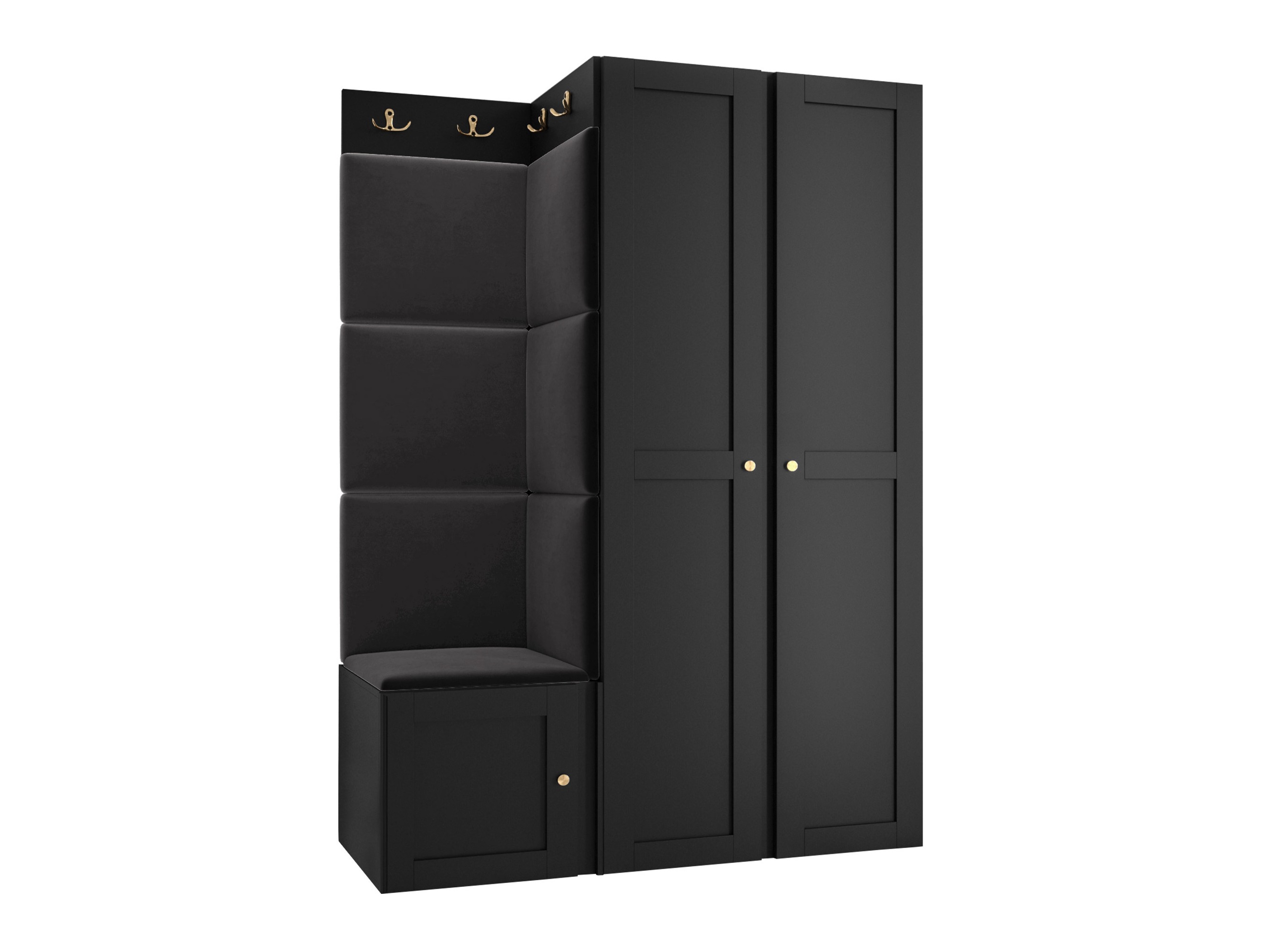 Set de hol Hartford 379 (Negru)