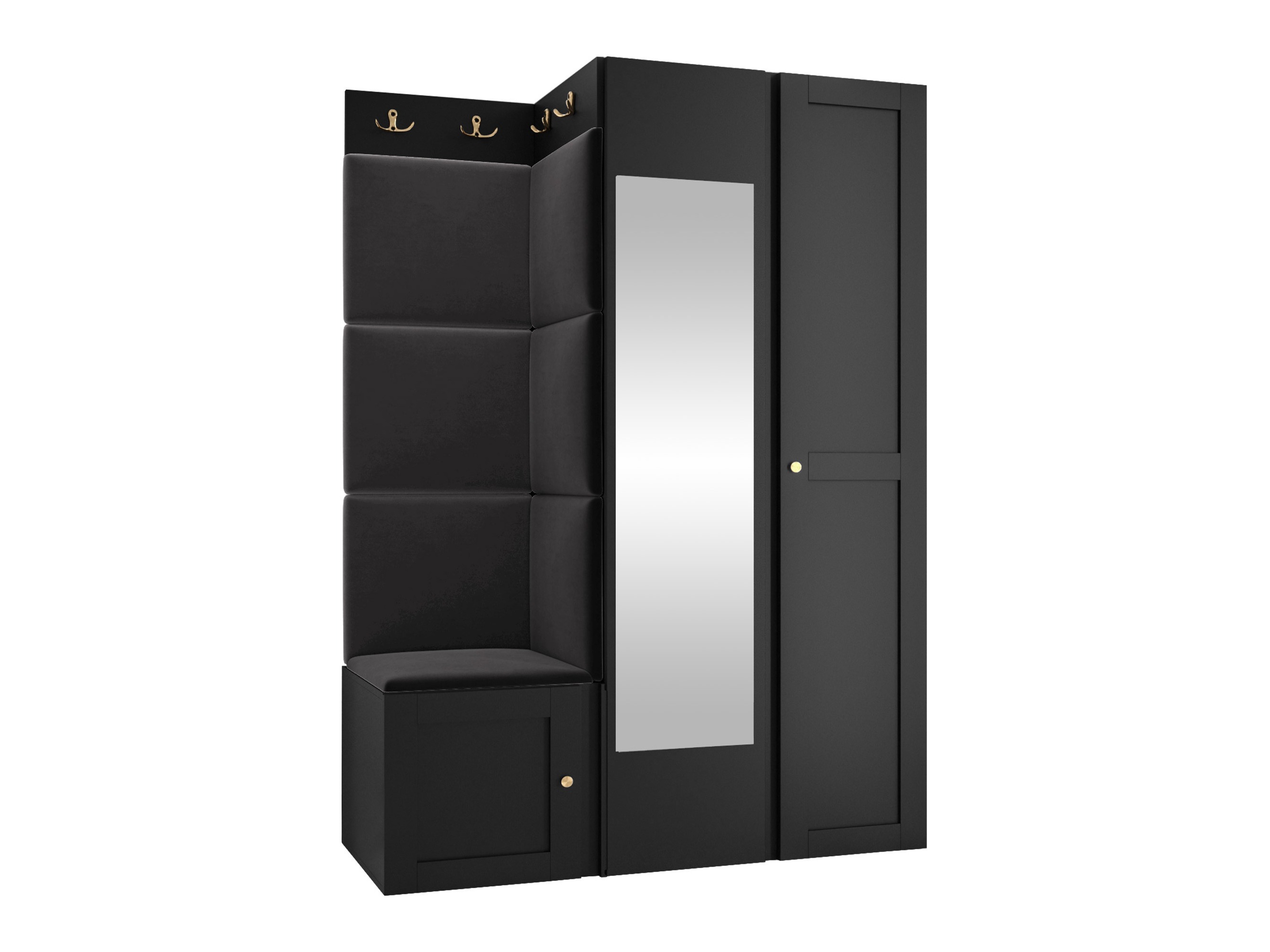 Set de hol Hartford 380 (Negru)