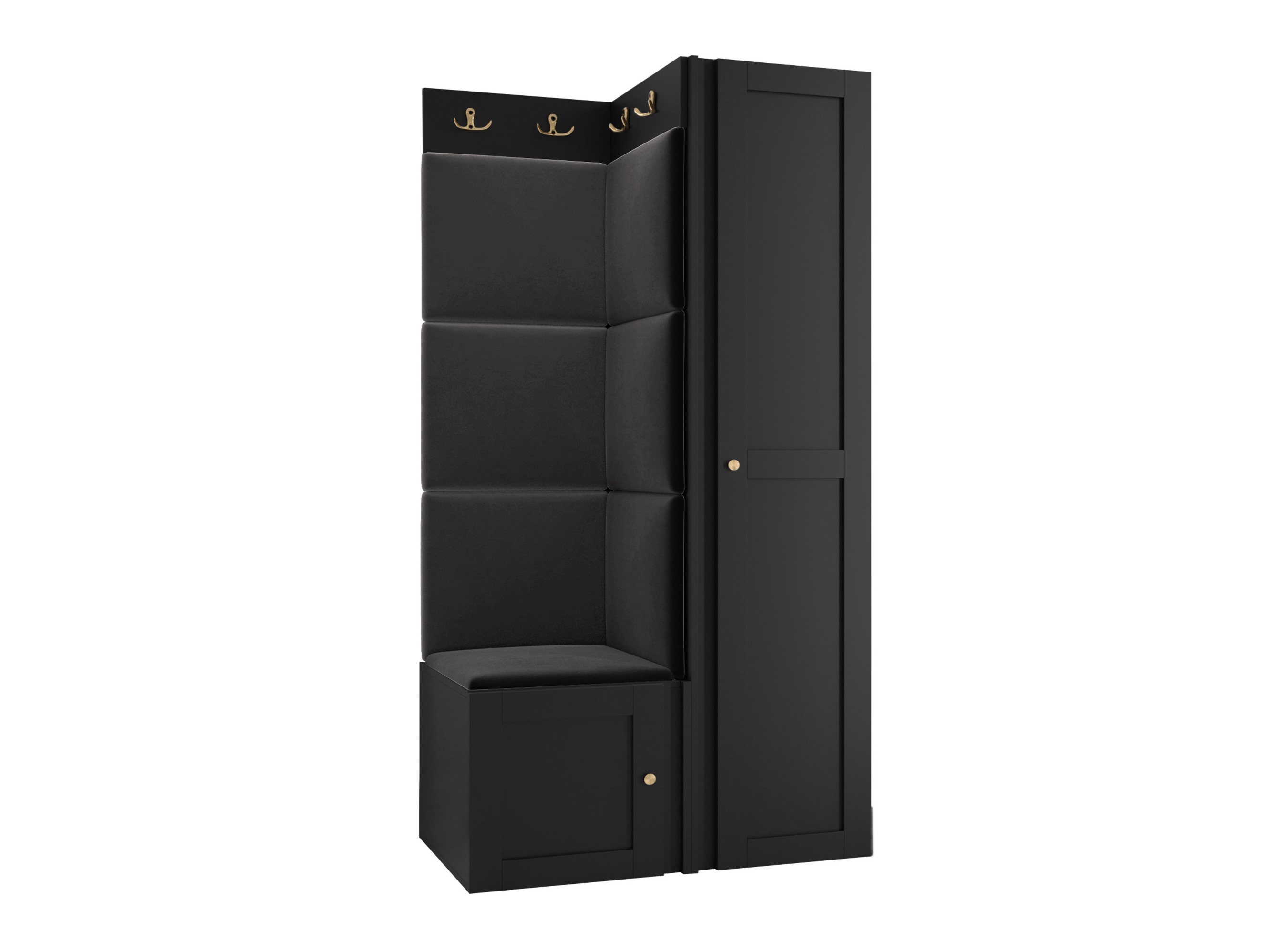 Set de hol Hartford 381 (Negru)