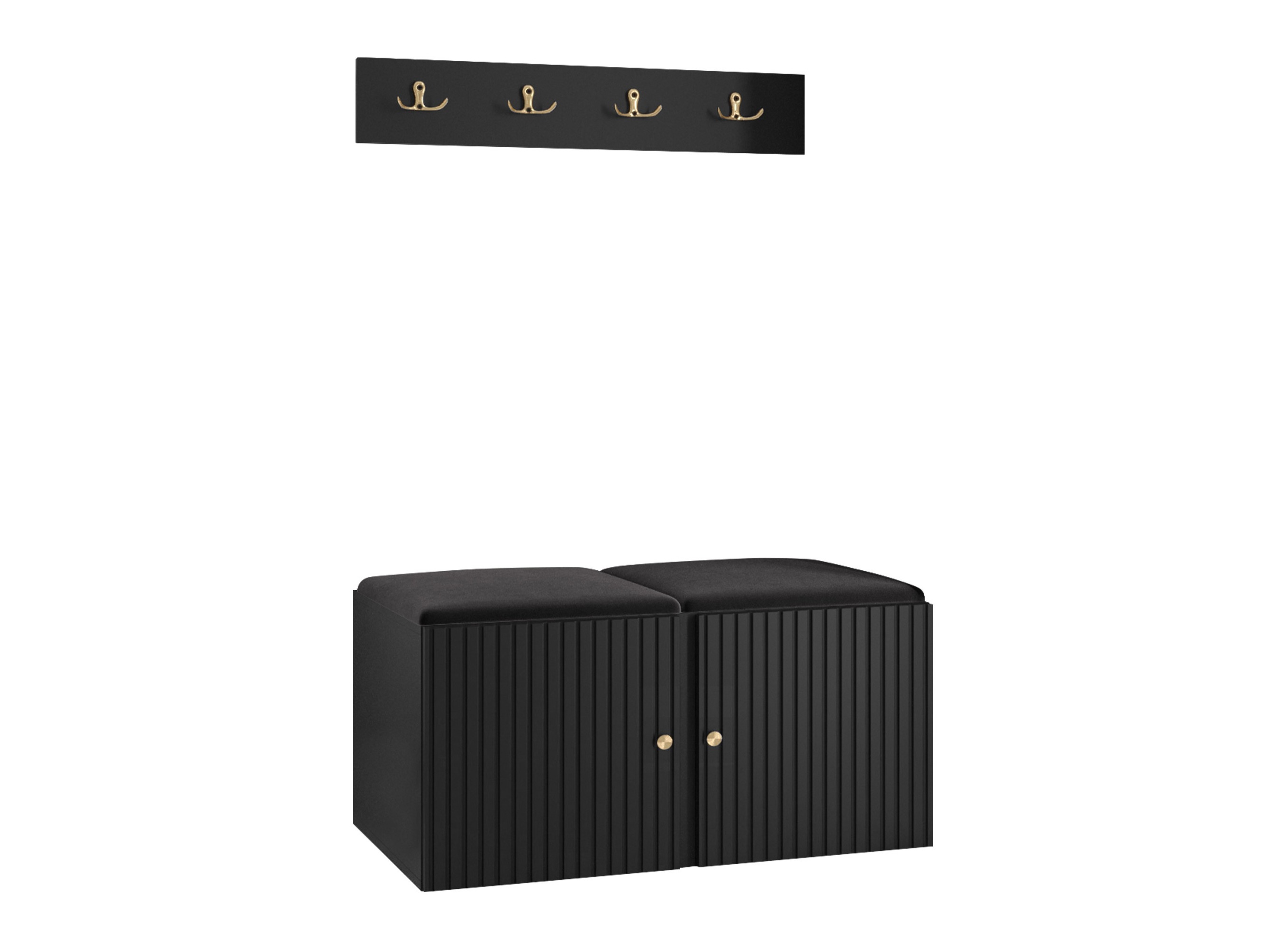 Set de hol Hartford 384 (Negru)