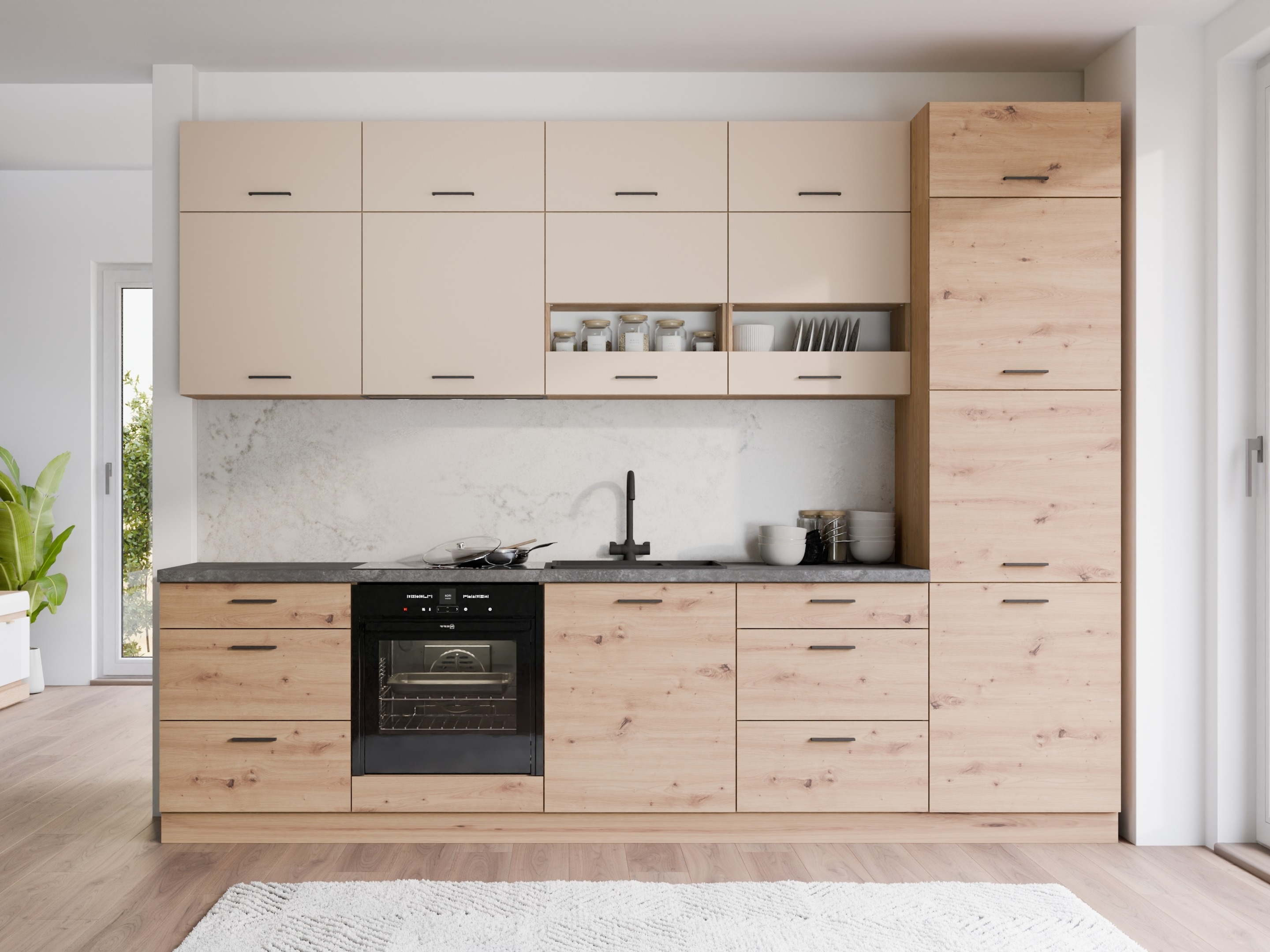 Dulap de perete modular Ati Cashmere 136