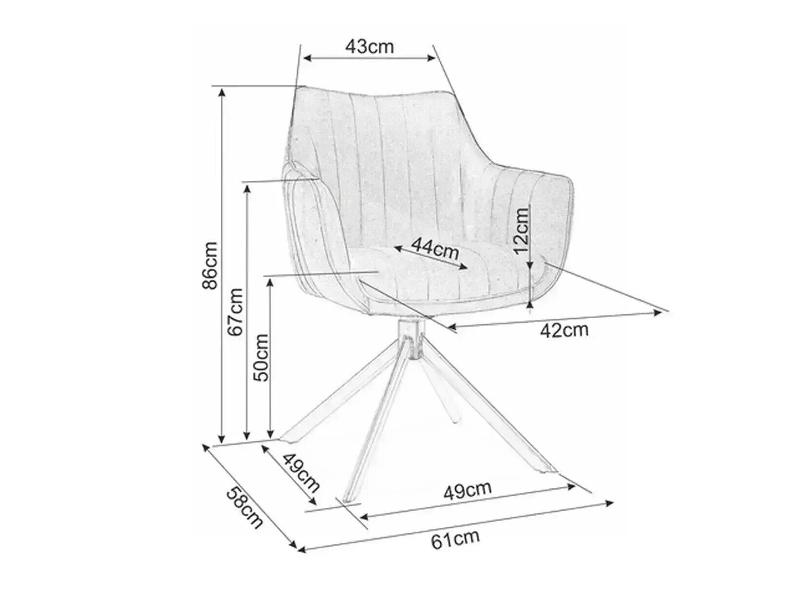 Scaun Detroit 1043 (Leo 32)