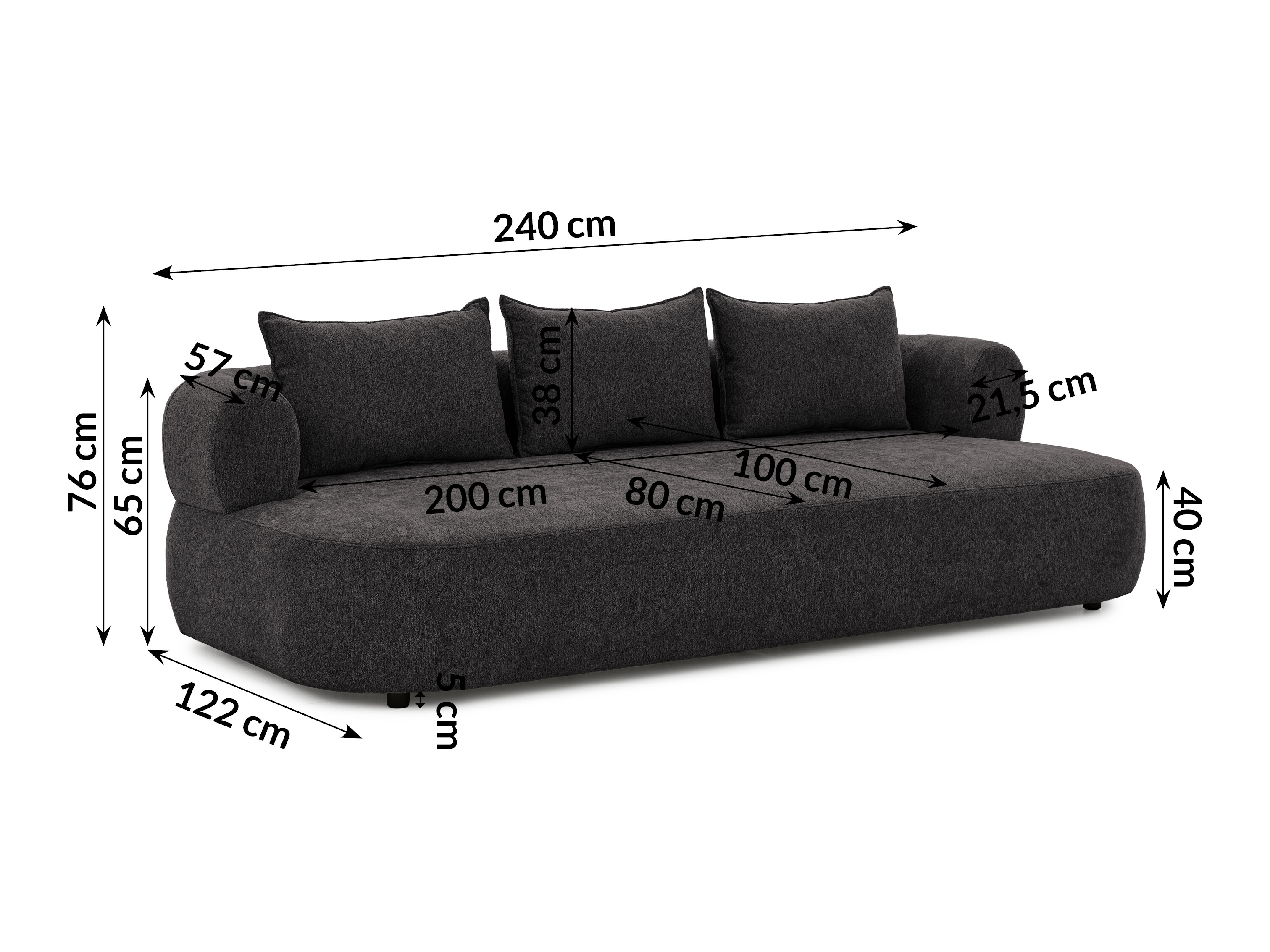Canapea Rocklin 223 (Toro 150)