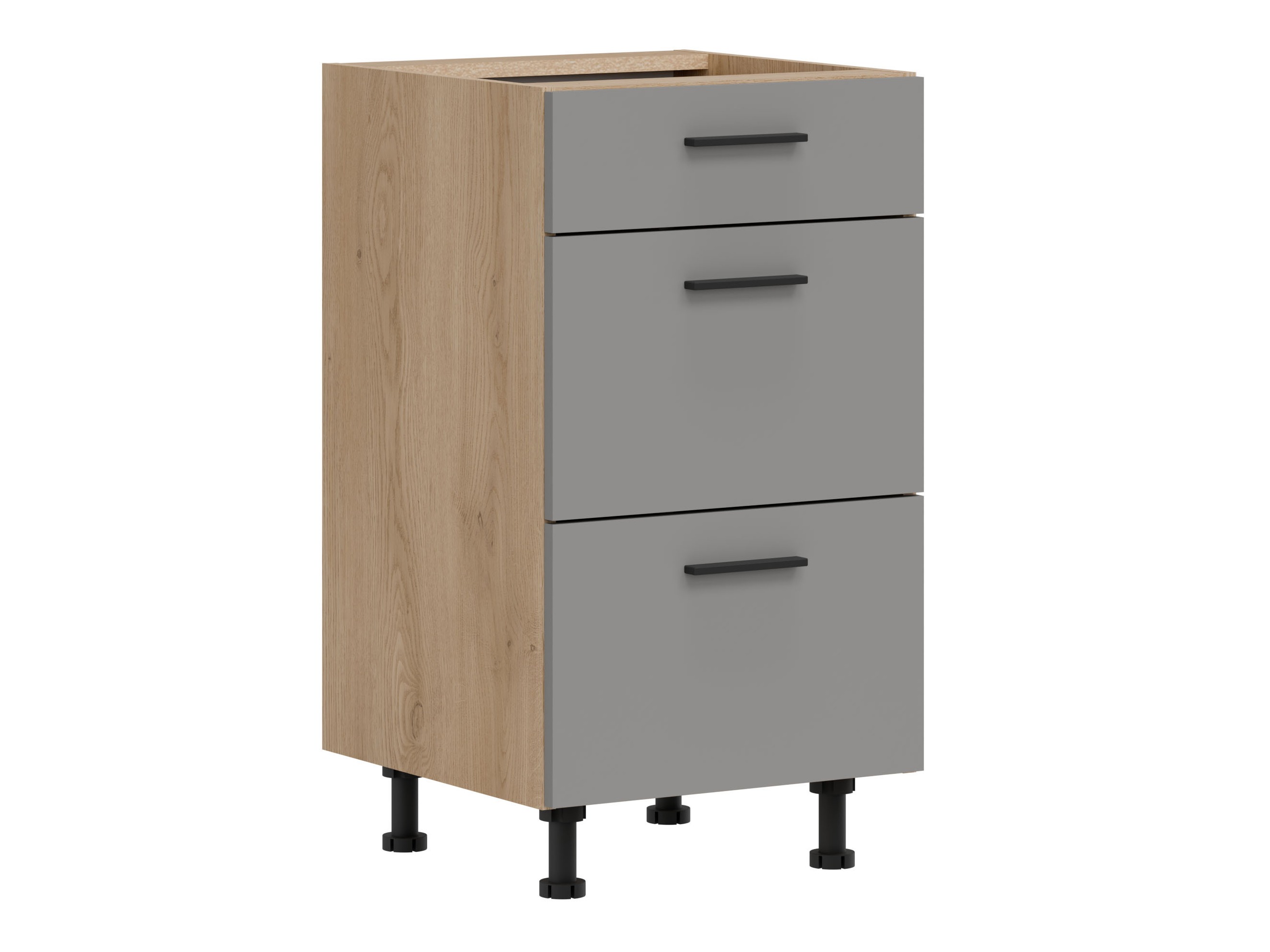 Dulap modular cu sertare Ati Grey Artisan 105