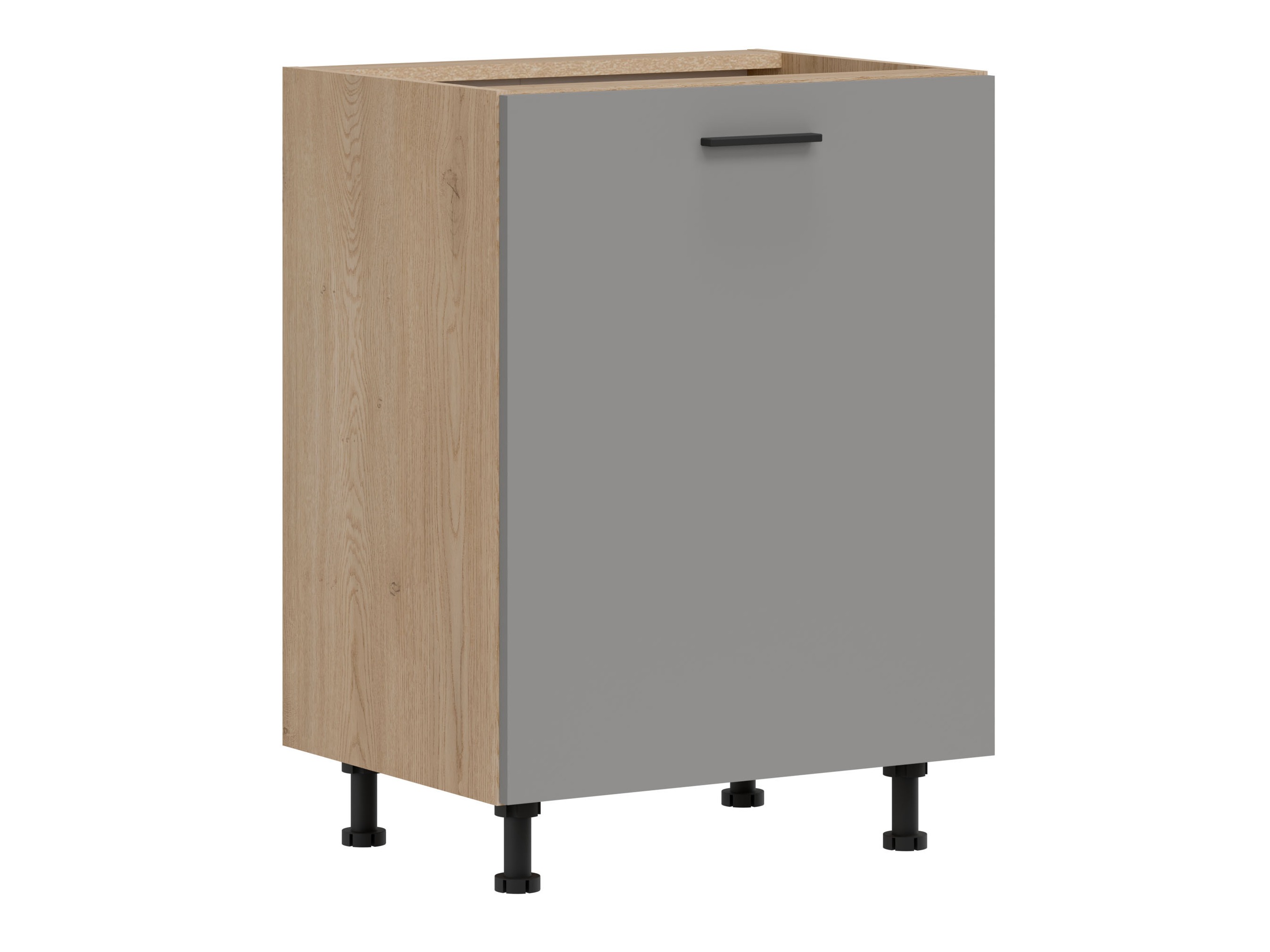 Dulap modular cu uși pentru chiuvetă Ati Grey Artisan 103