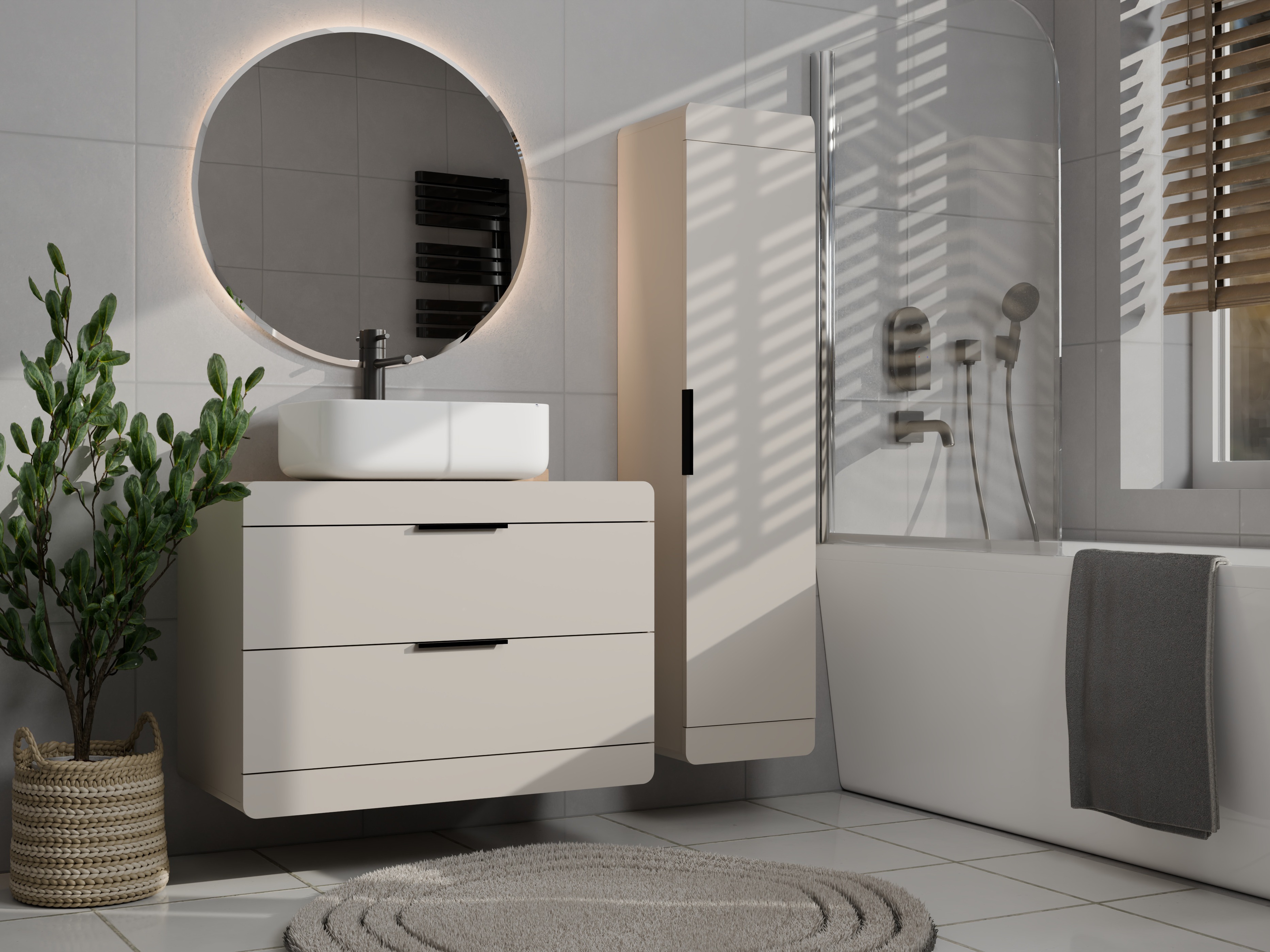 Cabinet atârnat pentru baie Mandeville 392